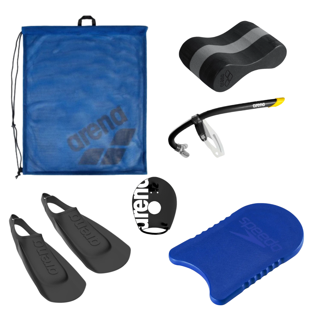 Gold Division Equipment Bundle Adult Size Fins - Team Charlotte