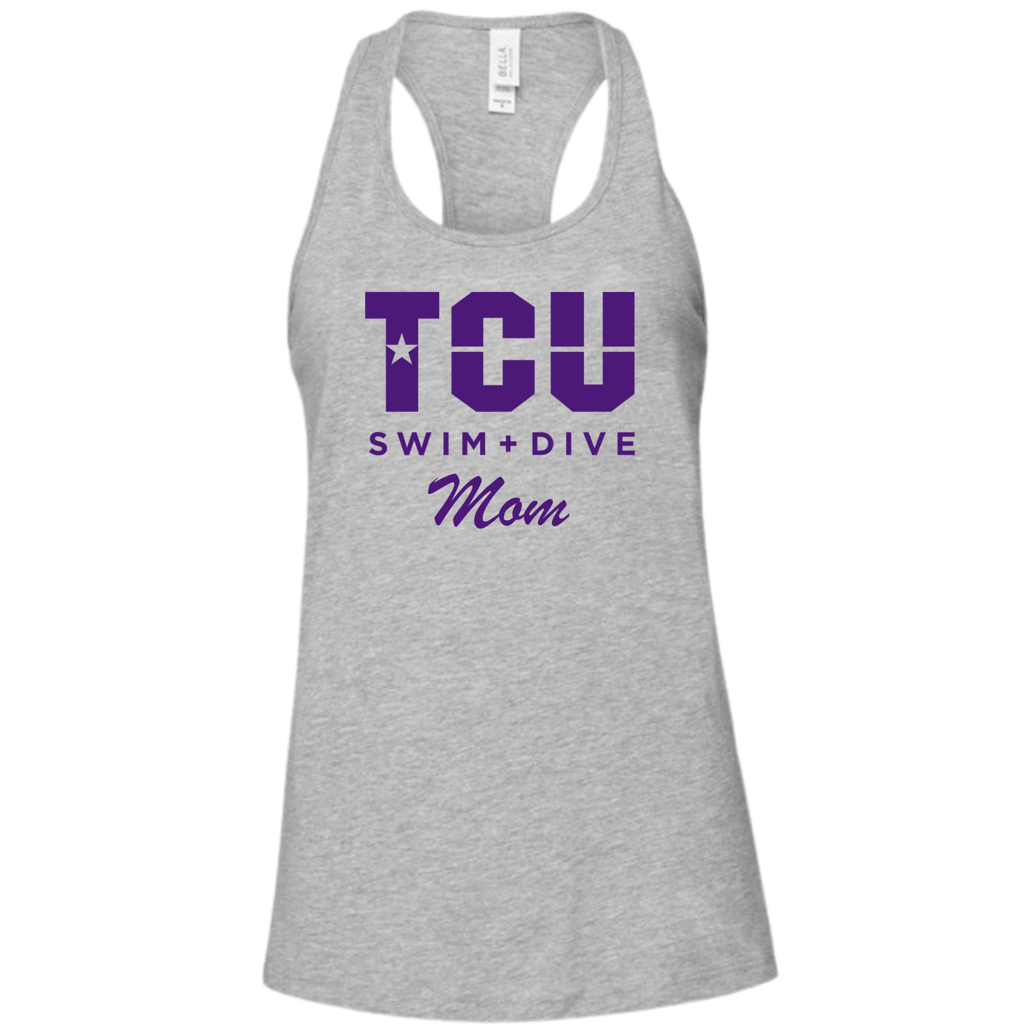 Ladies' Racerback Flowy Tank (Customized) - TCU Mom