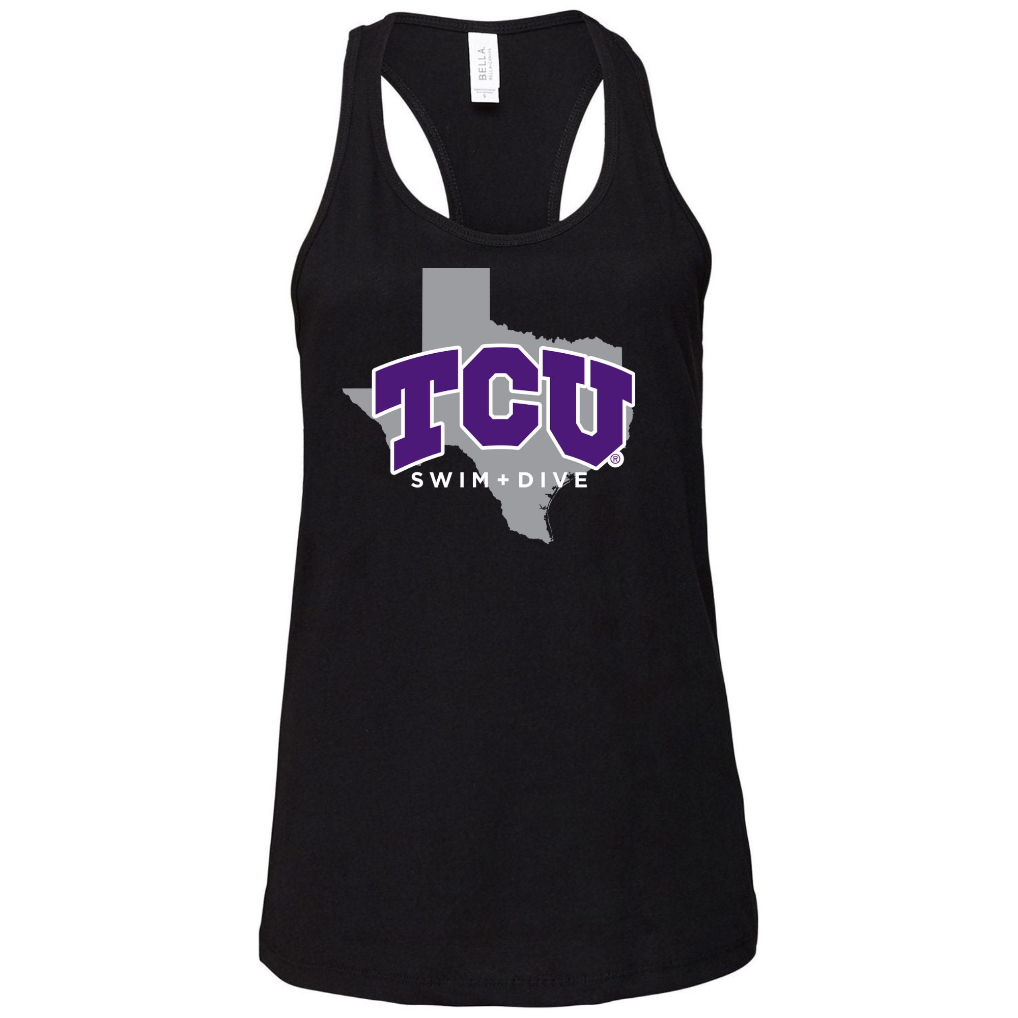 Ladies' Racerback Flowy Tank #2 (Customized) - TCU
