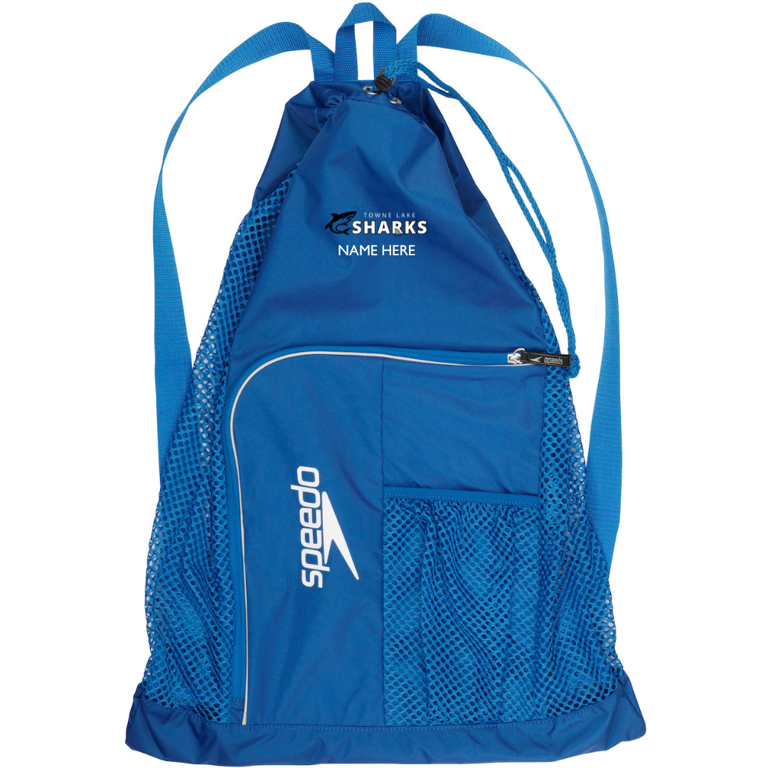 Speedo Deluxe Ventilator Backpack (Customized) - Towne Lake Sharks