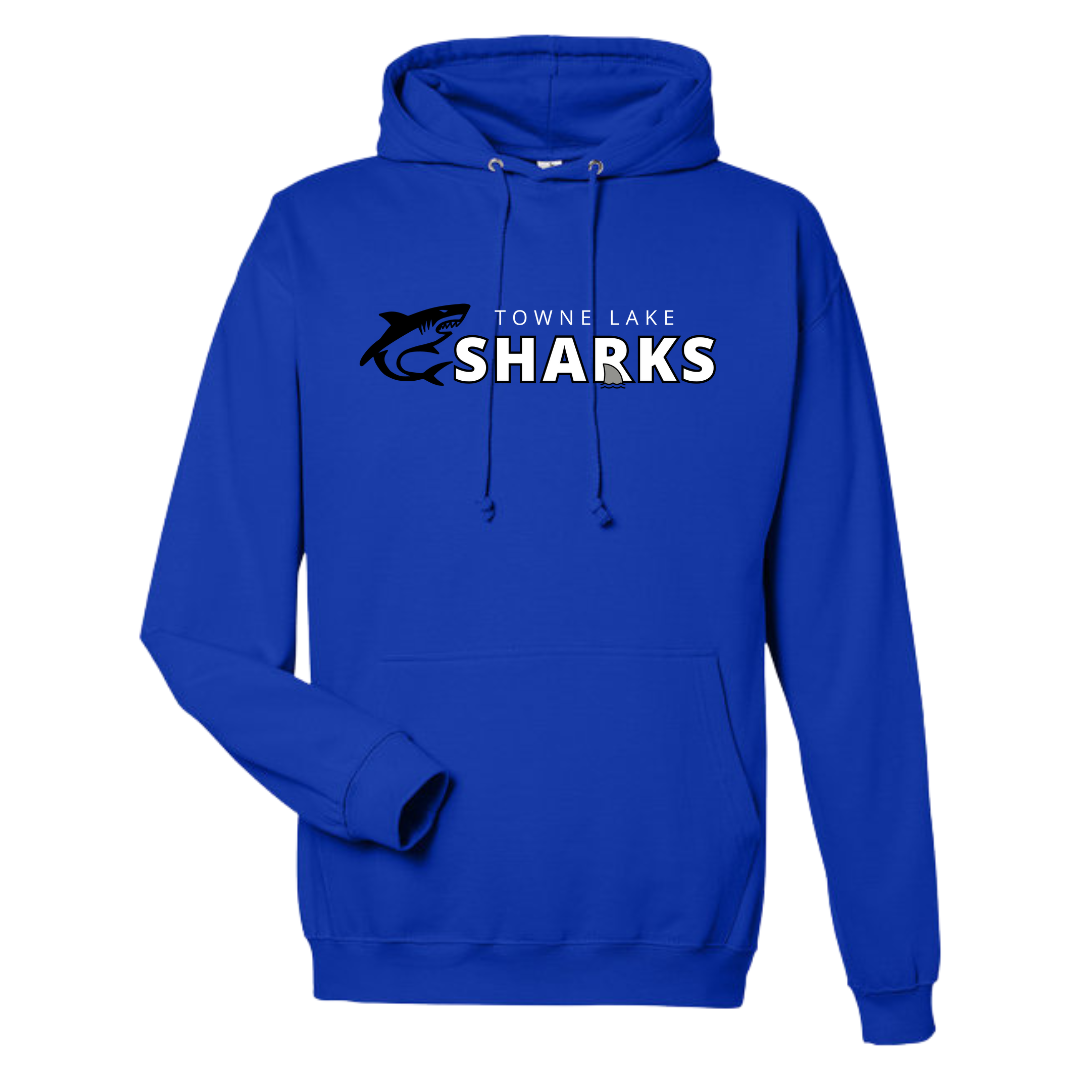 Medium Weight Unisex Hooded Sweatshirt (Customized) - Towne Lake Sharks
