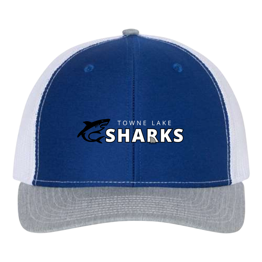 Richardson 112 Snap Back Hat (Customized) - Towne Lake Sharks