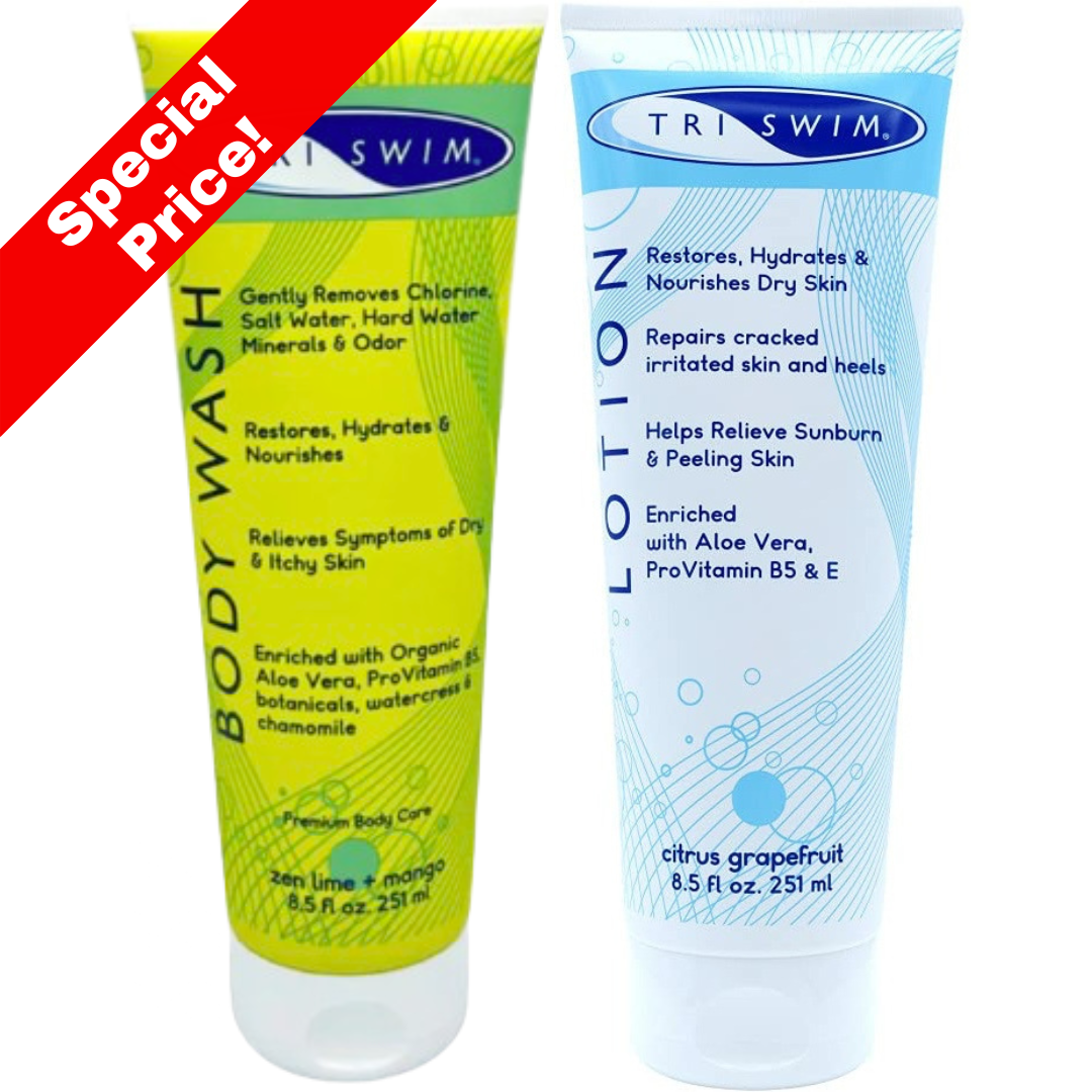 Triswim Body Wash + Lotion Set