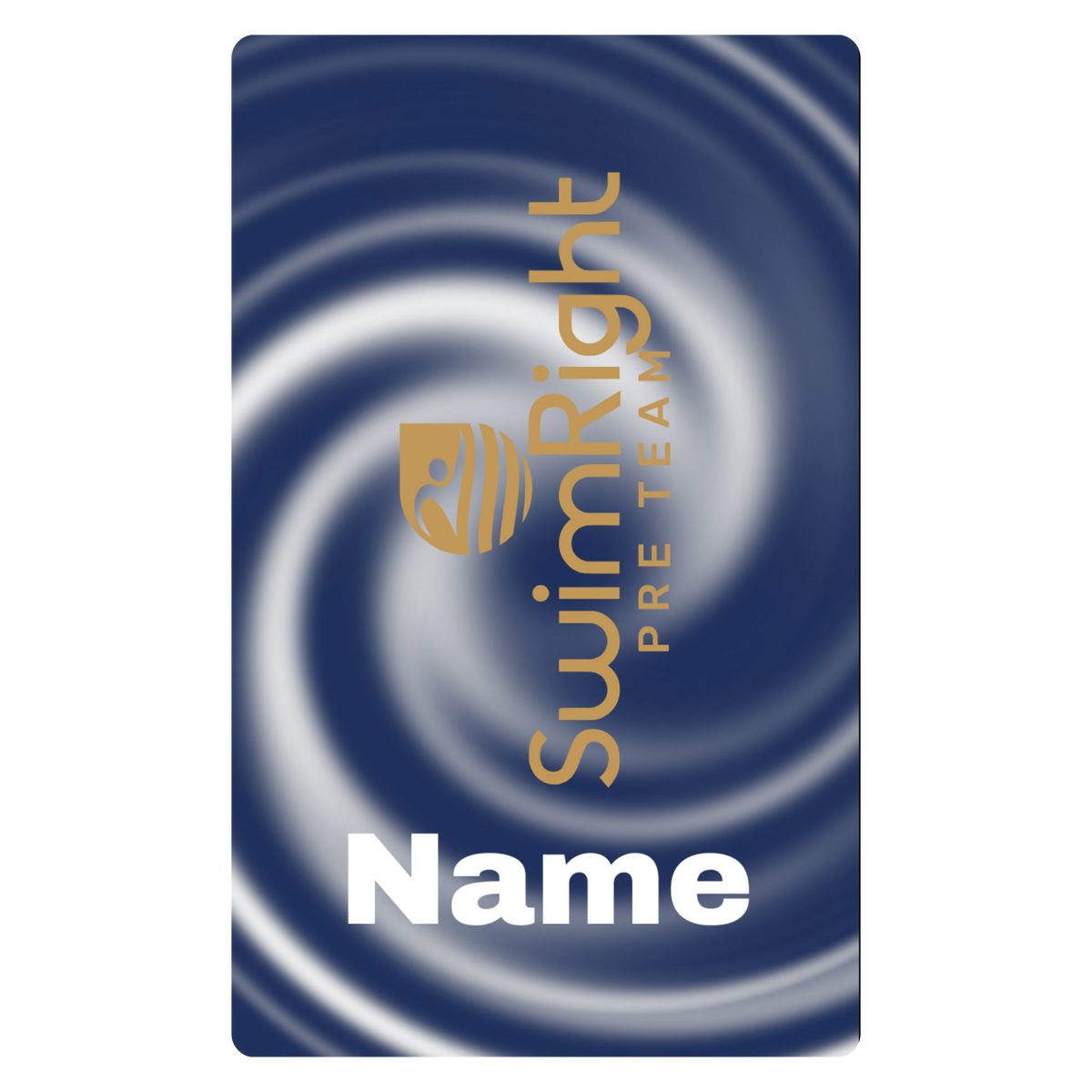 Aluminum Bag Tag (Customized) - SwimRight LA Pre Team