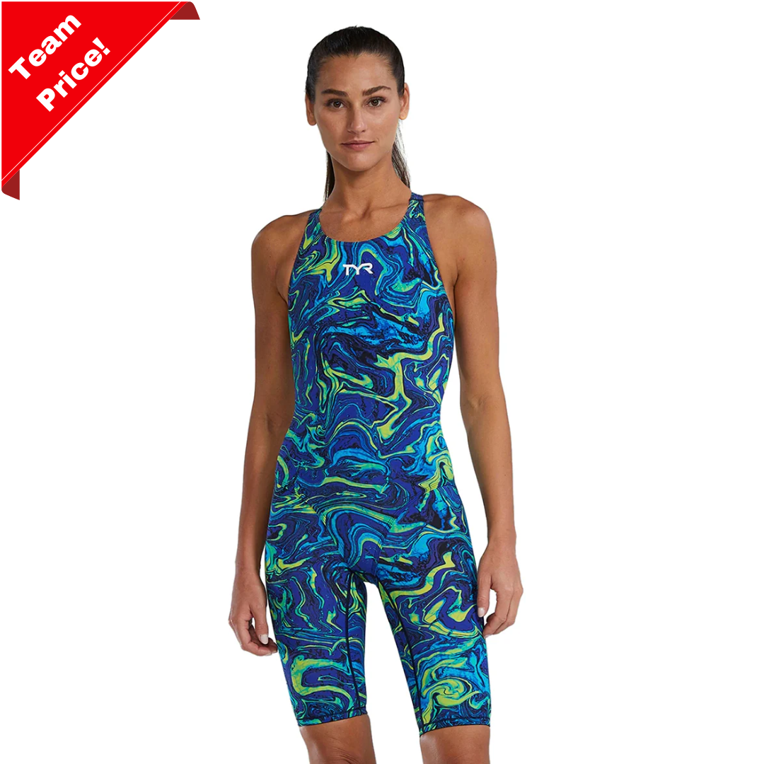 TYR Thresher Open Back Kneeskin (12U) (EW) - Team Price