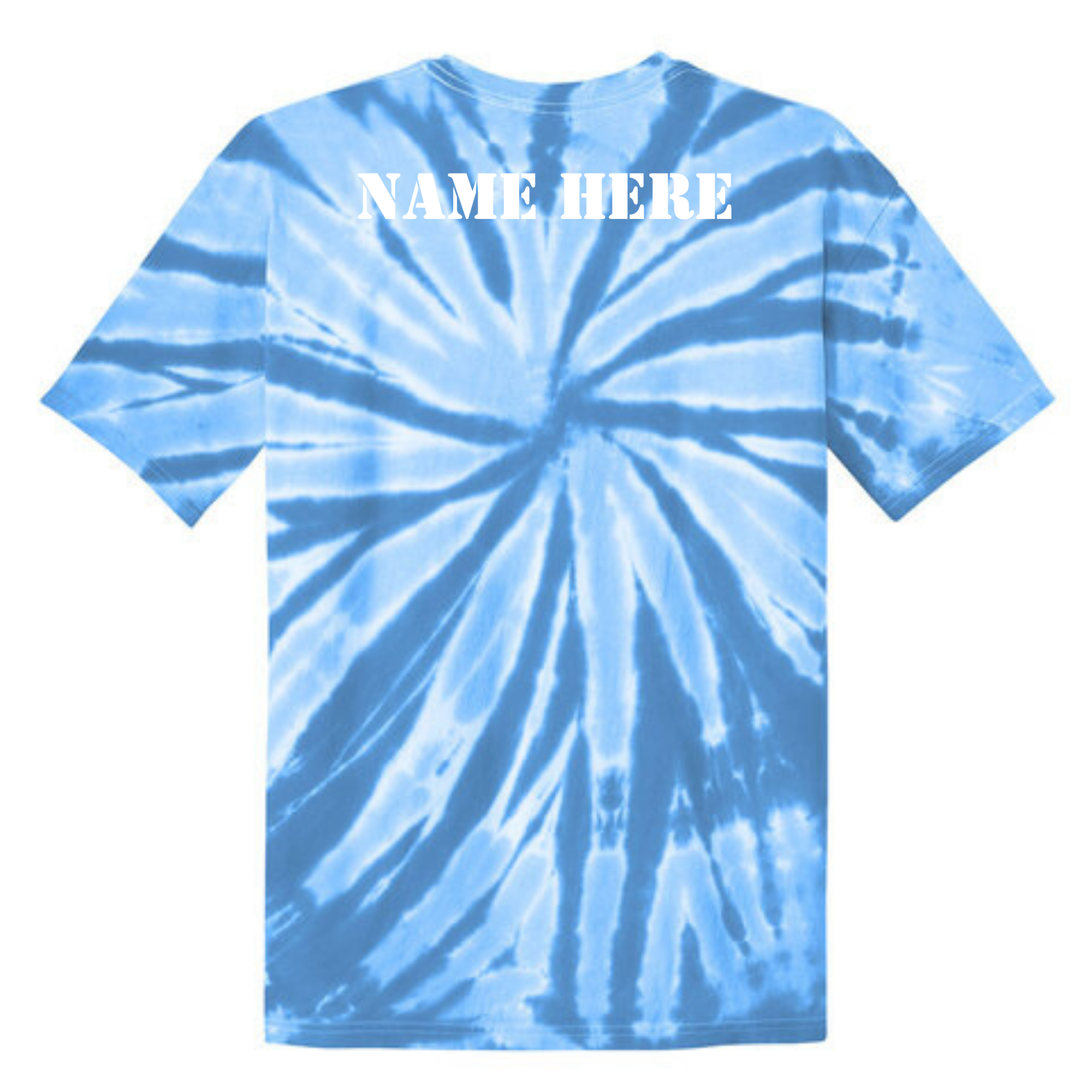Tie Dye Short Sleeve T-Shirt (Customized) - Valdese