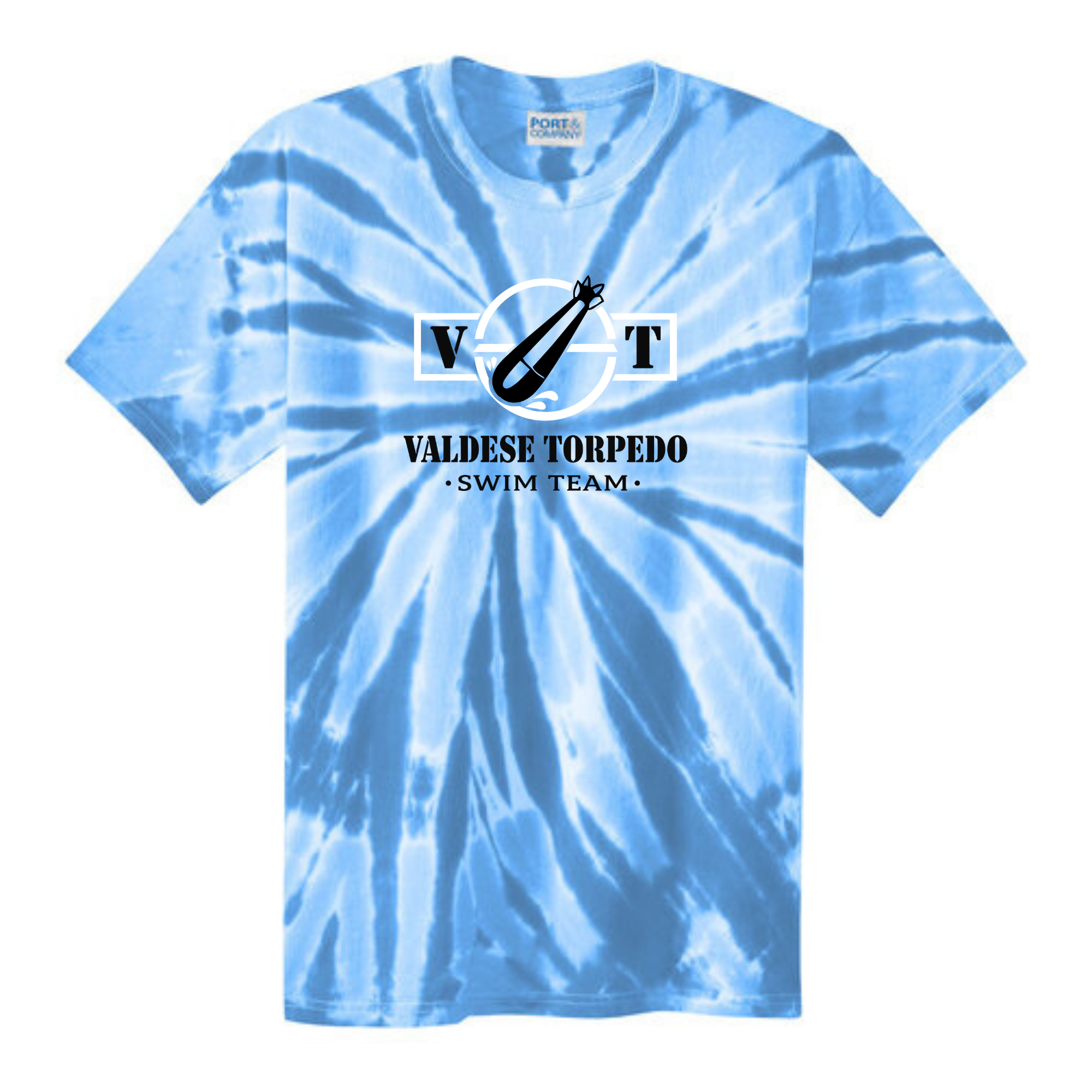 Tie Dye Short Sleeve T-Shirt (Customized) - Valdese