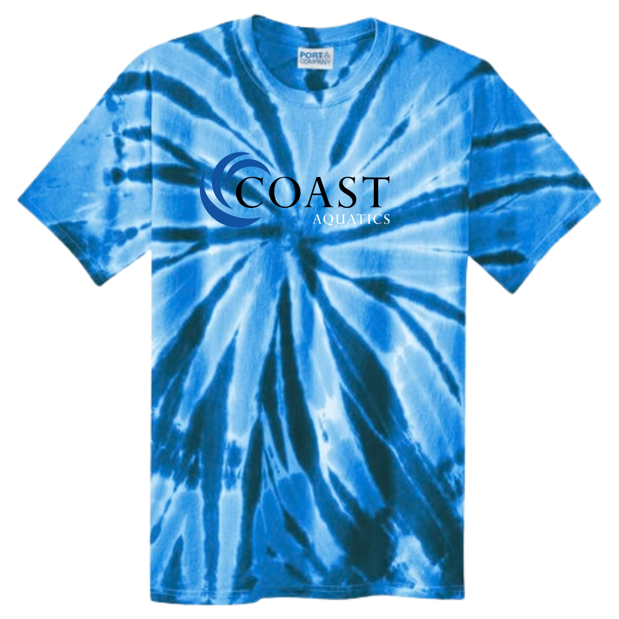 Tie Dye Short Sleeve T-Shirt (Customized) - Coast Aquatics