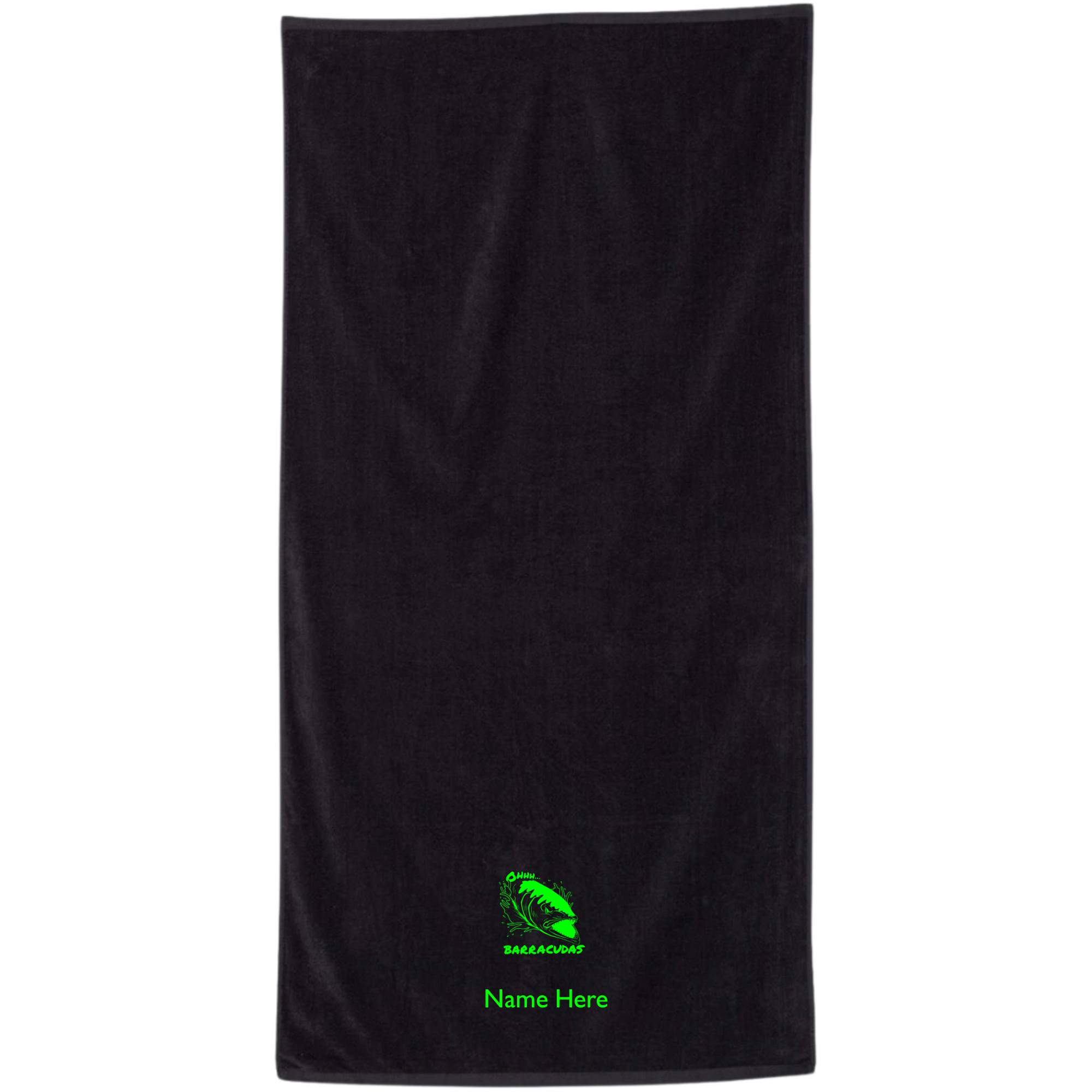 34" x 70" Velour Towel (Embroidered) - Holly Springs