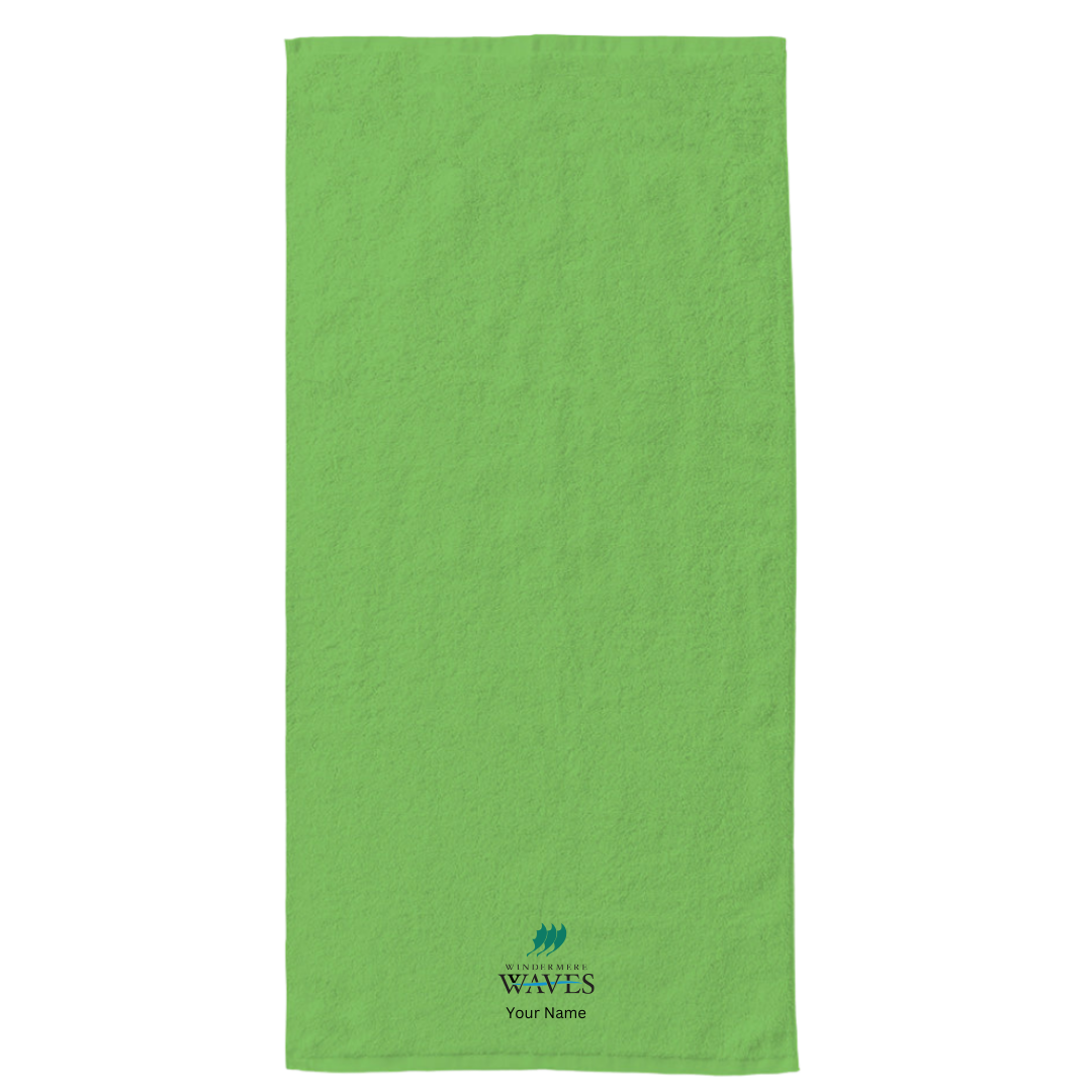 34" x 70" Velour Towel (Embroidered) - Windermere