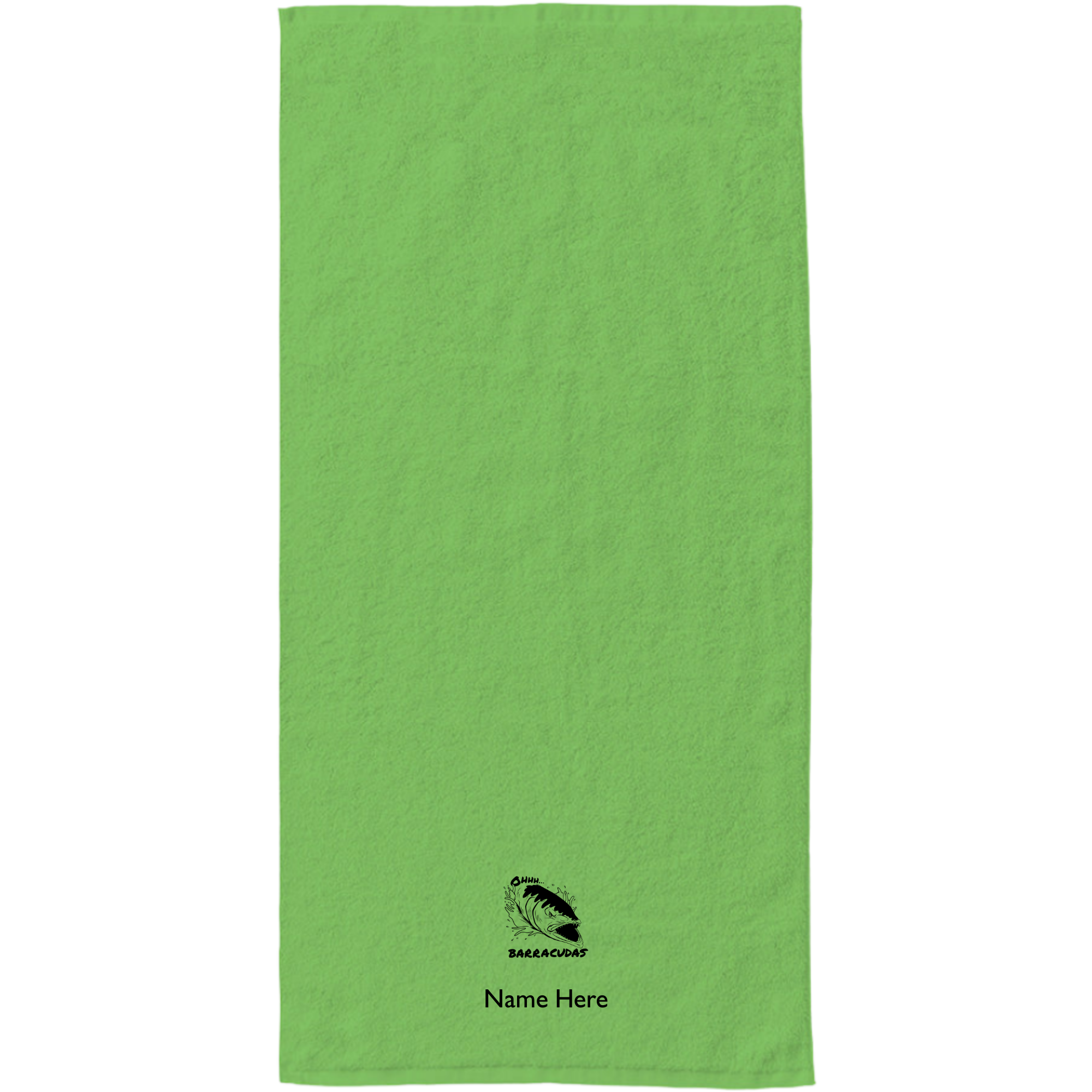 34" x 70" Velour Towel (Embroidered) - Holly Springs