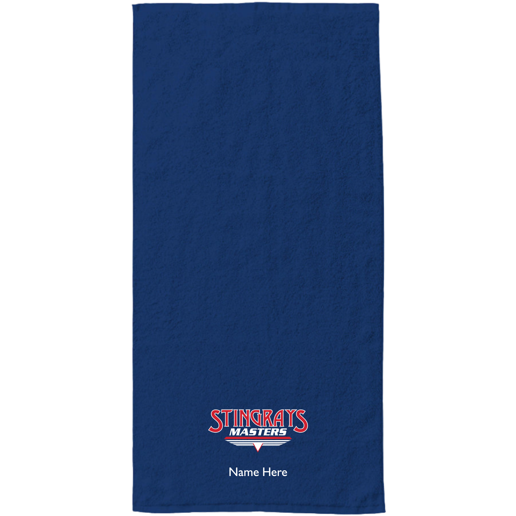 34" x 70" Velour Towel (Embroidered) - Stingrays Swimming (Masters Team)