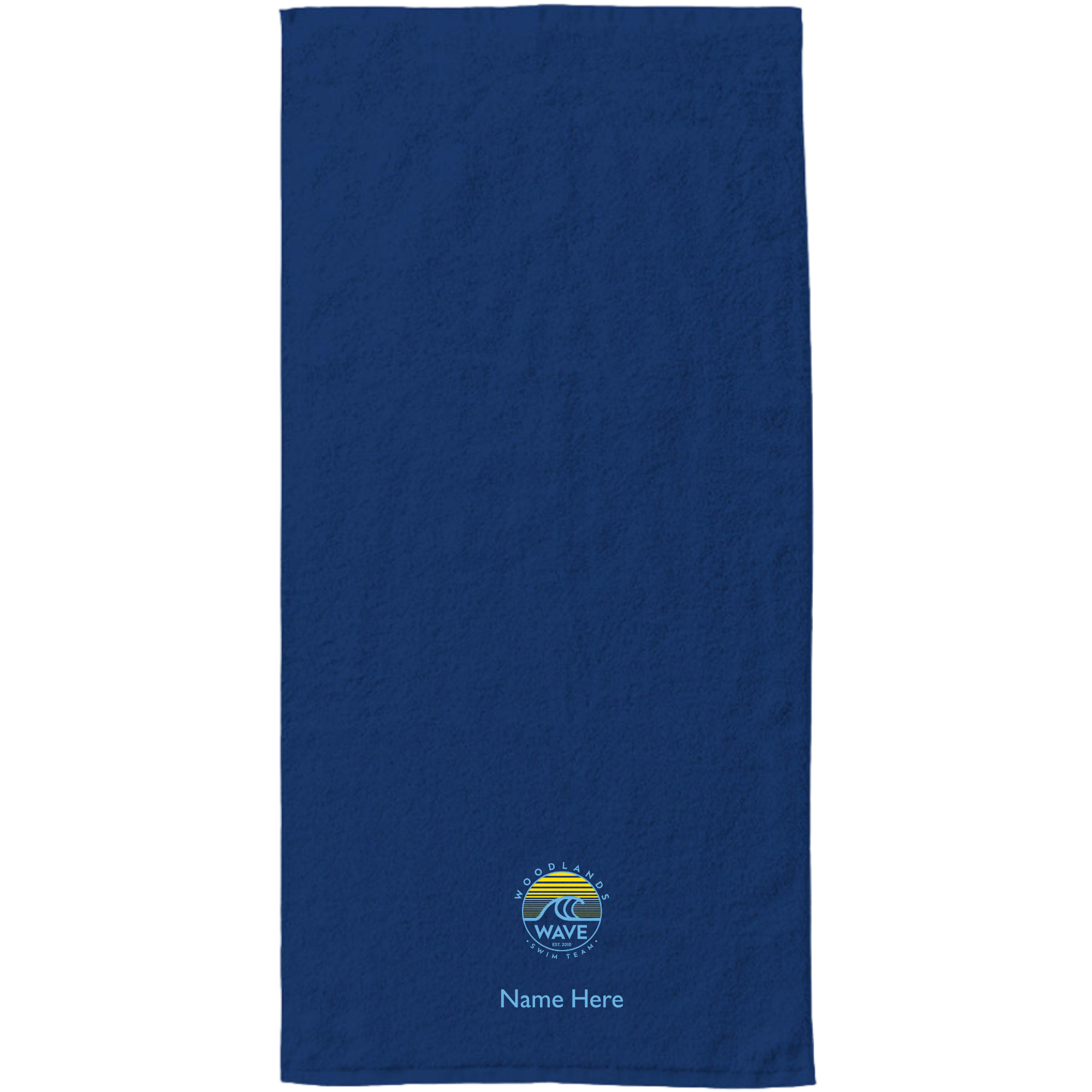 34" x 70" Velour Towel (Embroidered) - Woodlands Wave