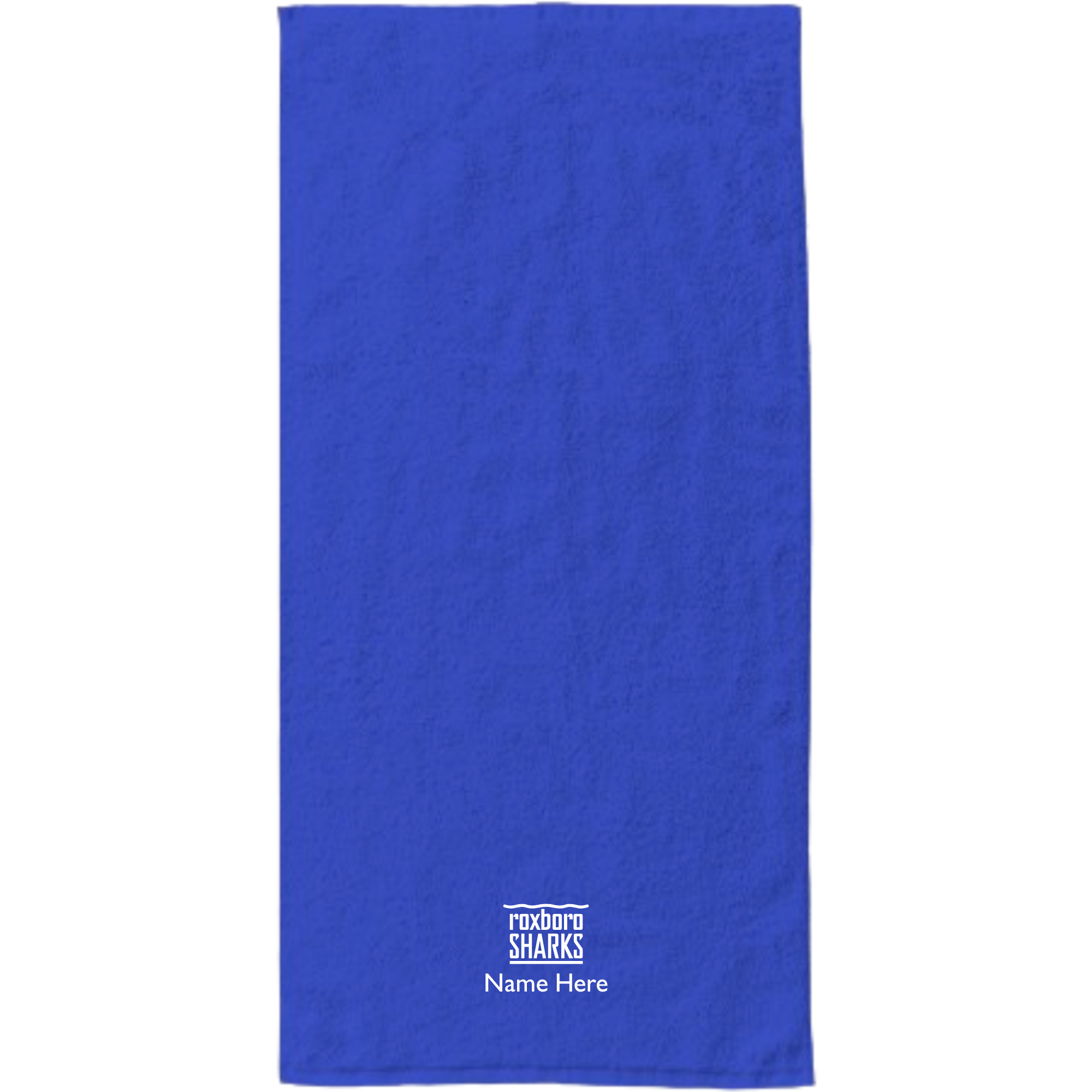34" x 70" Velour Towel (Embroidered) - Roxboro Sharks