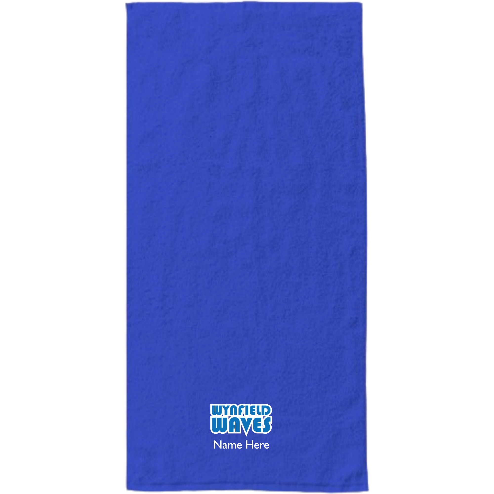 34" x 70" Velour Towel (Embroidered) - Wynfield Waves