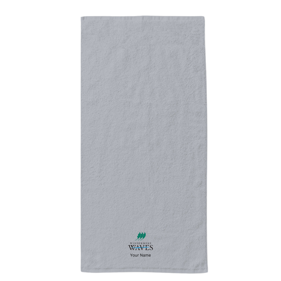 34" x 70" Velour Towel (Embroidered) - Windermere