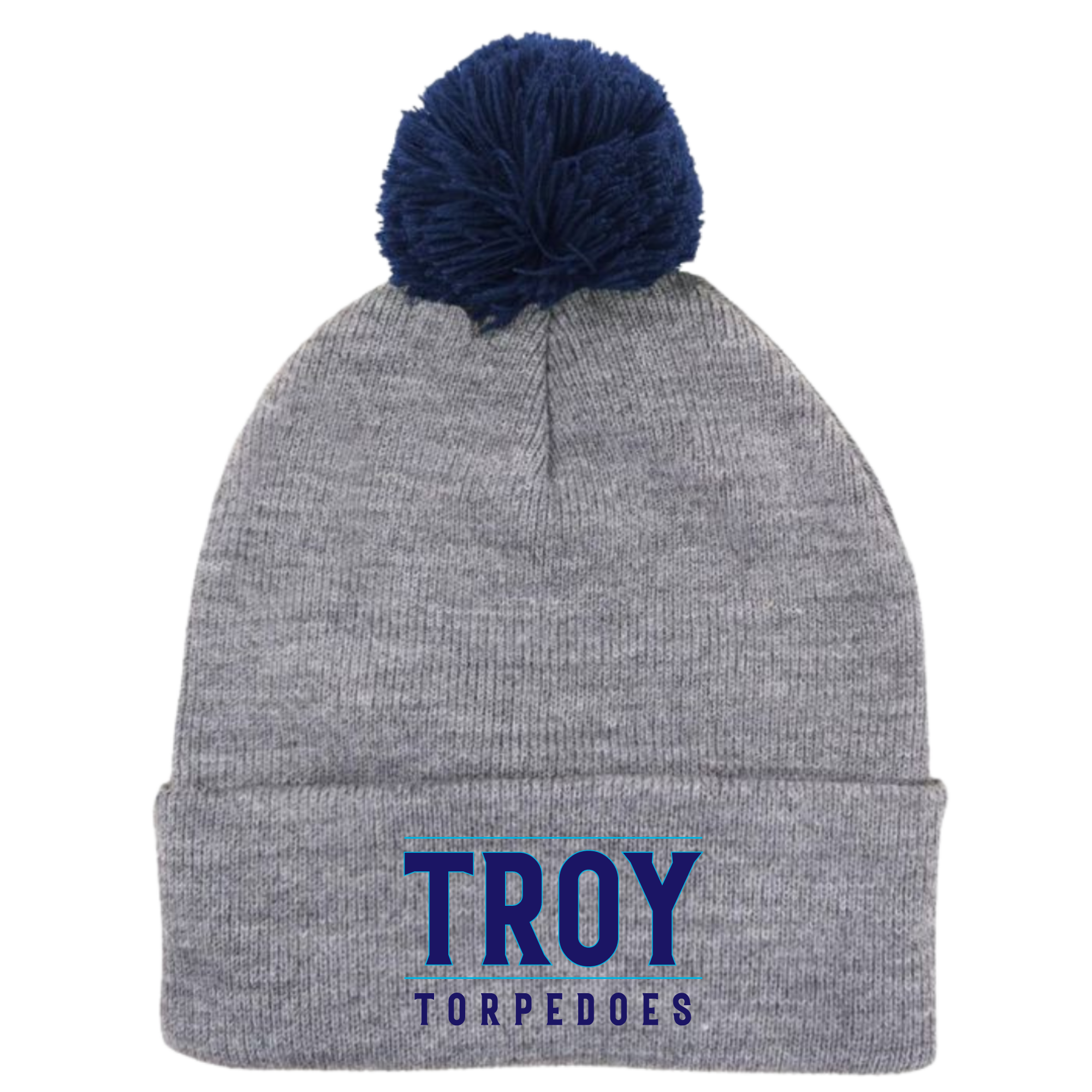 Puff Ball Beanie (Customized) - Troy Tropedoes