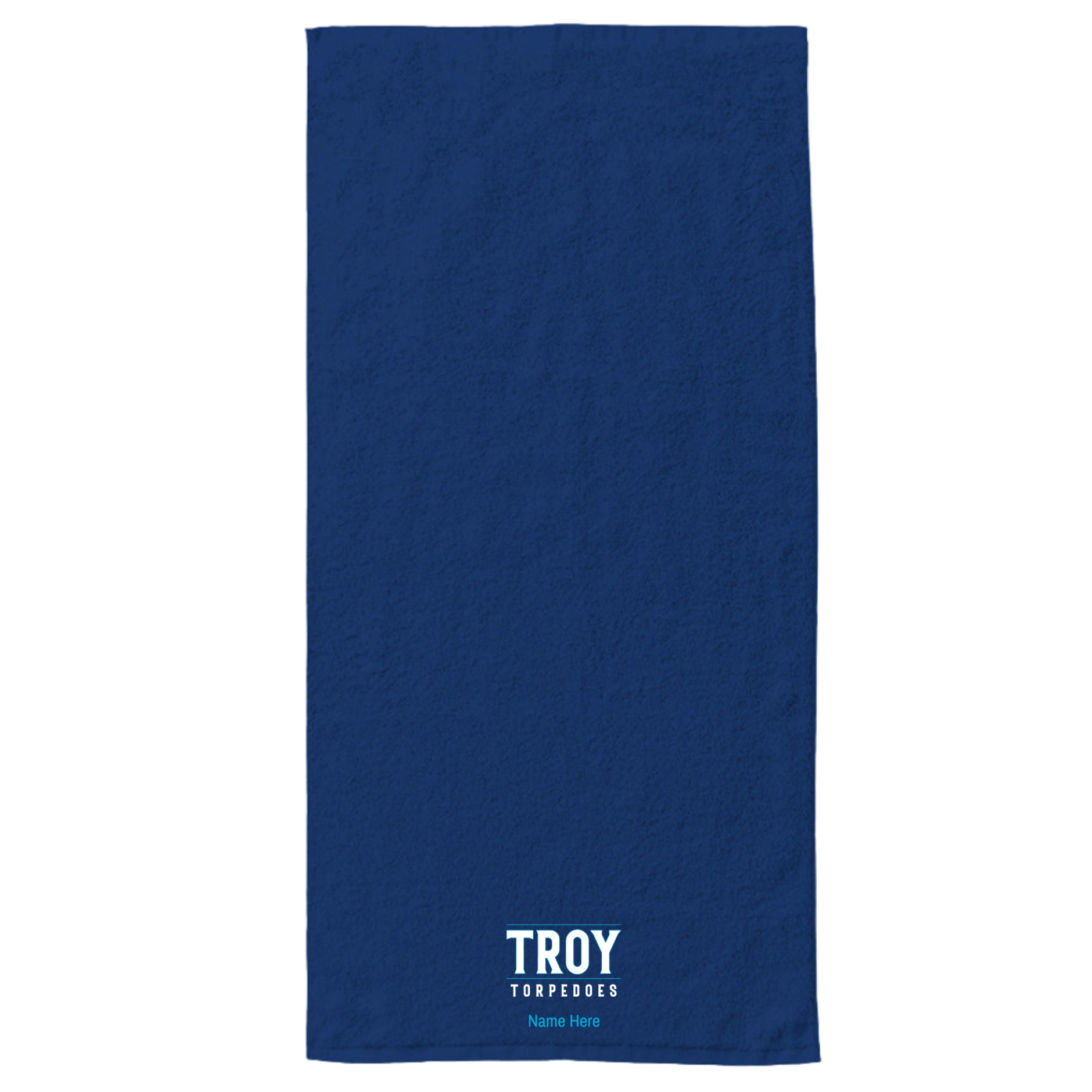 34" x 70" Velour Towel (Customized) - Troy Torpedoes