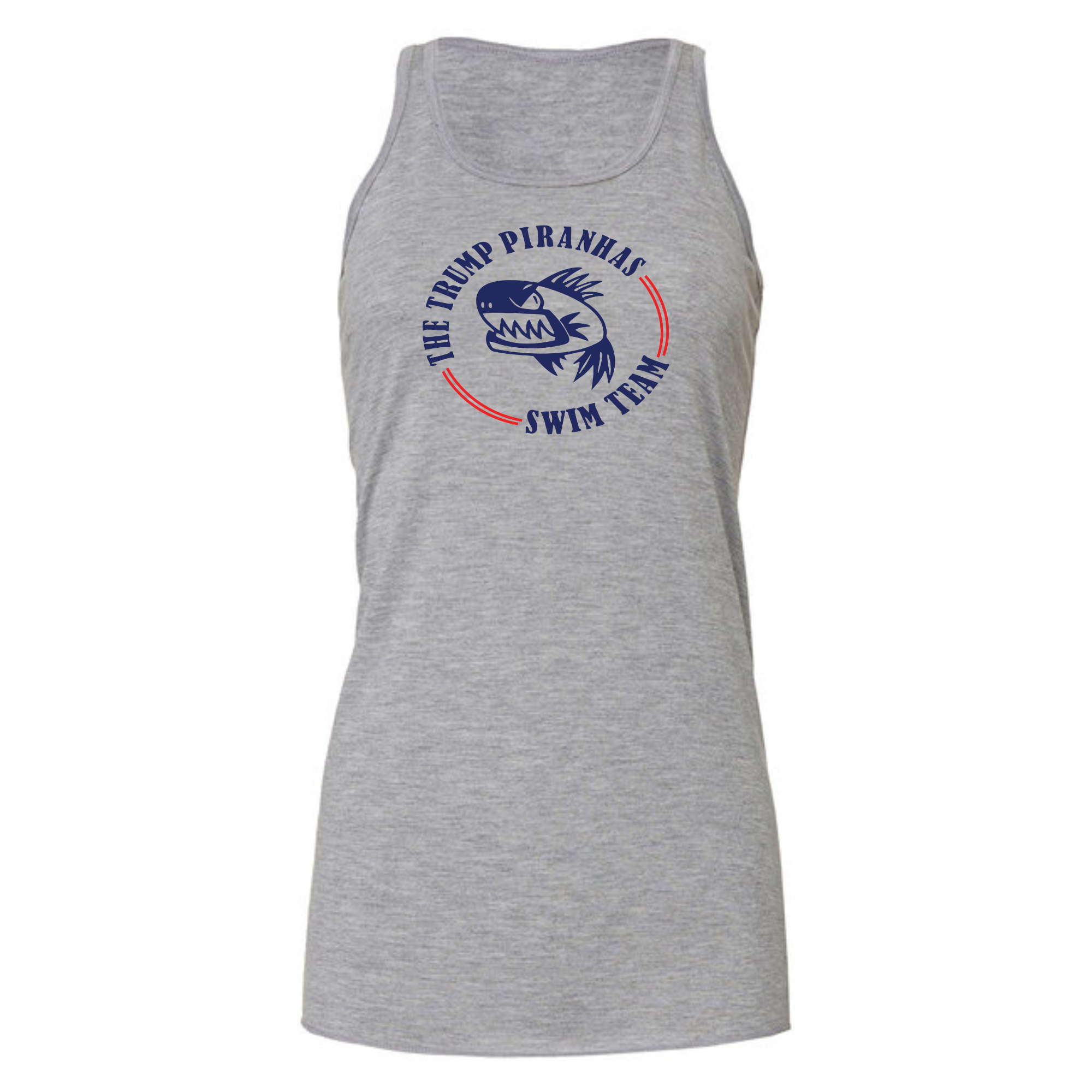 Ladies Racerback Flowy Tank (Customoized) - Trump Piranhas