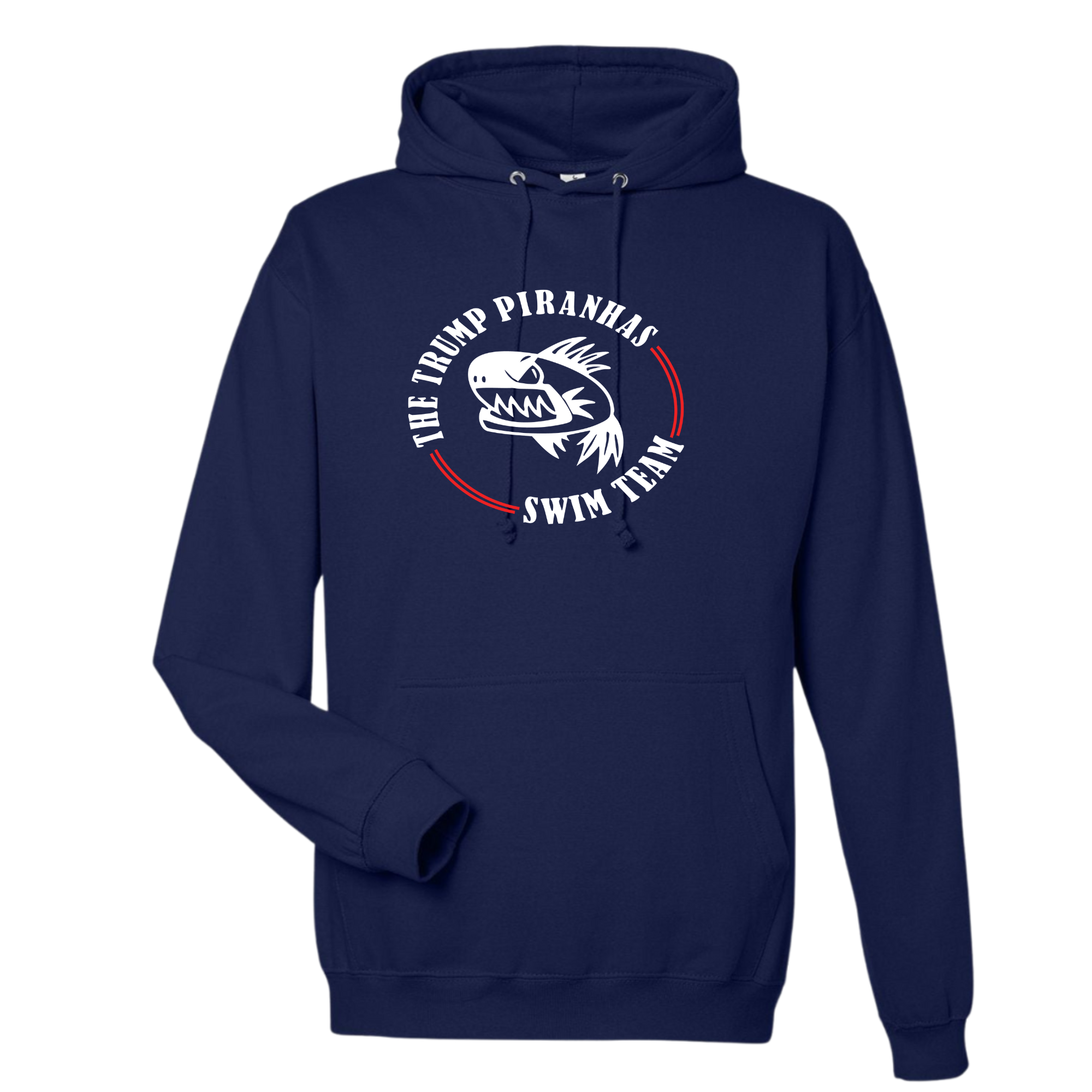 Medium Weight Unisex Hooded Sweatshirt (Customized) - Trump Piranhas