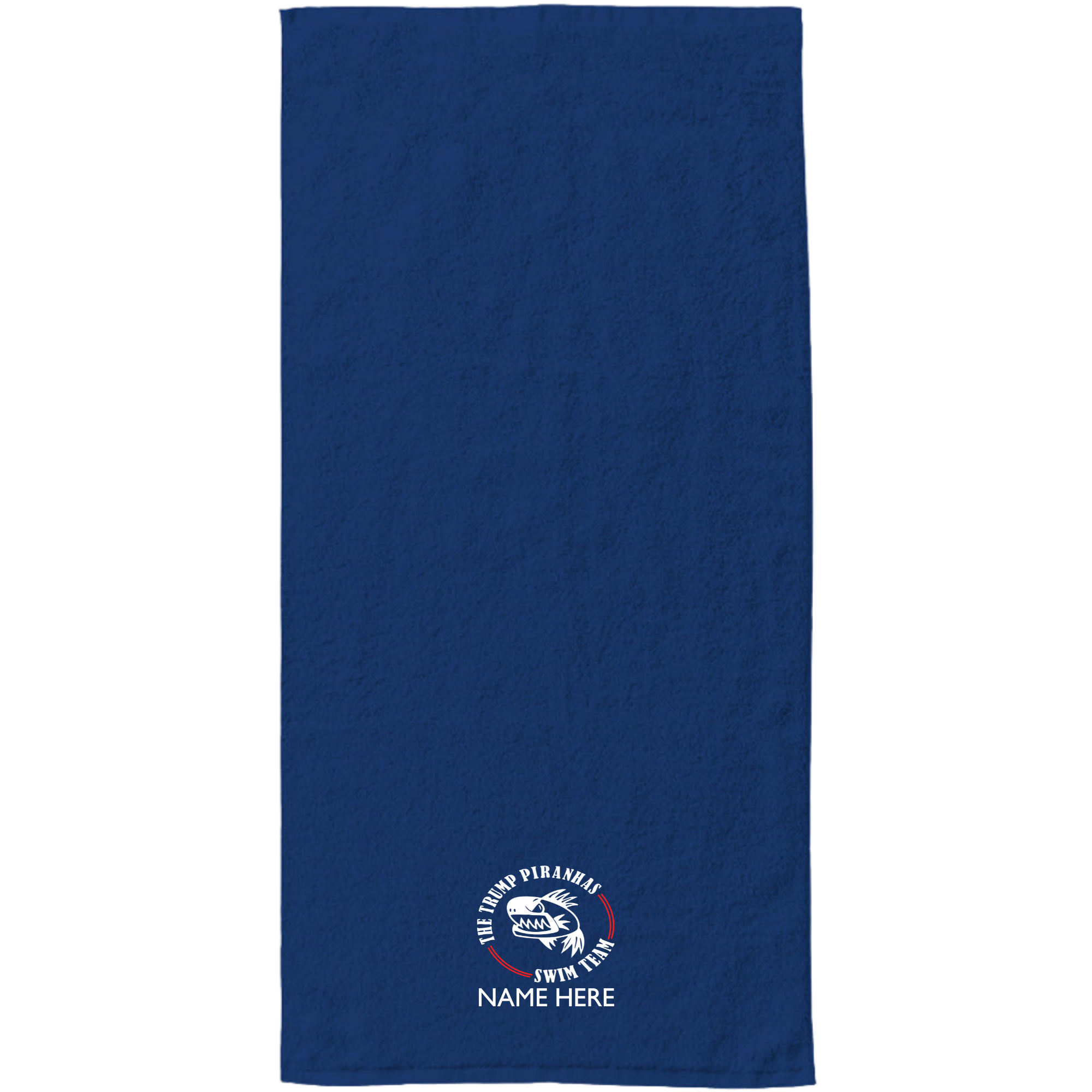 34" x 70" Velour Towel (Customized) - Trump Piranhas