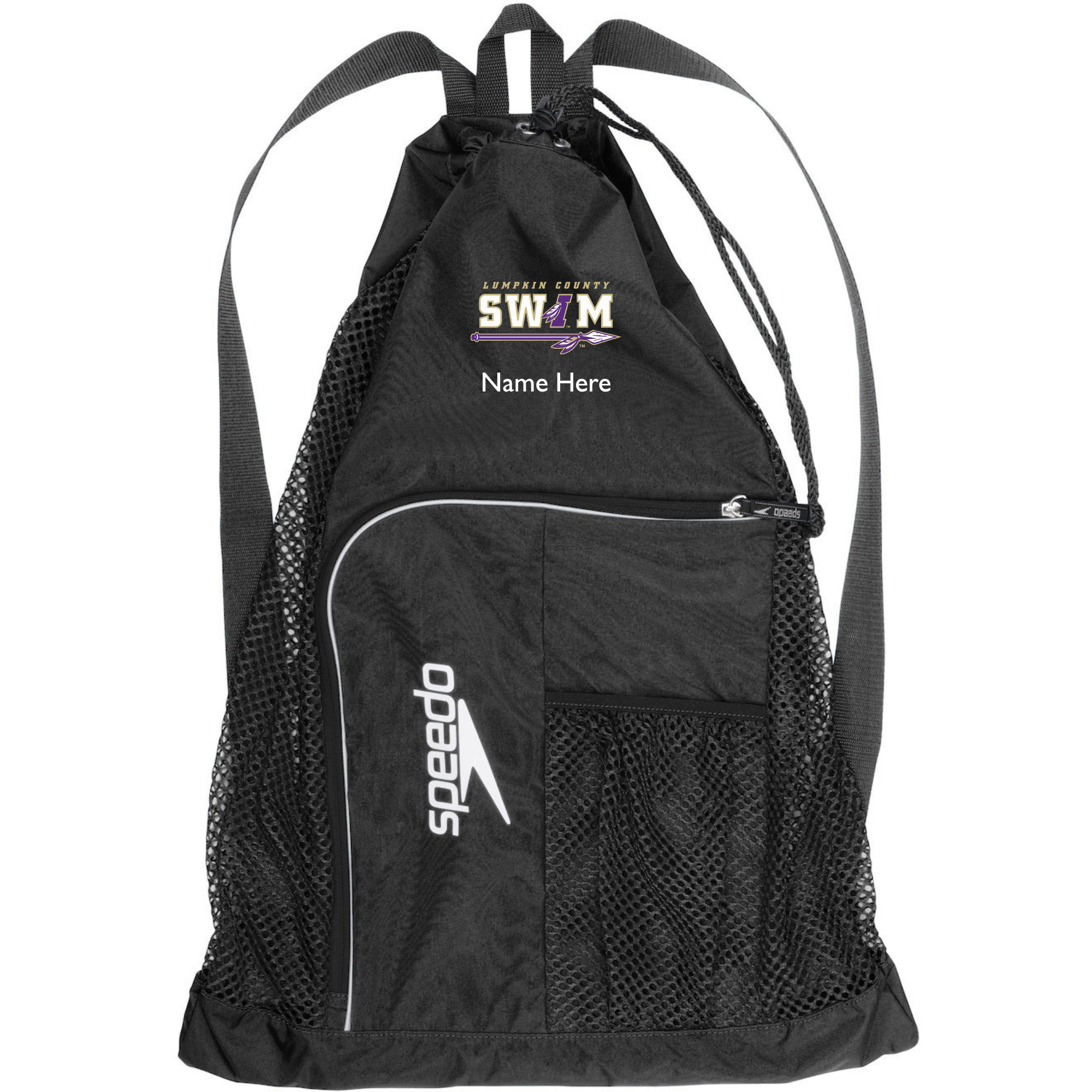 Speedo Deluxe Ventilator Backpack (Heat Press) - Lumpkin County Swim Team