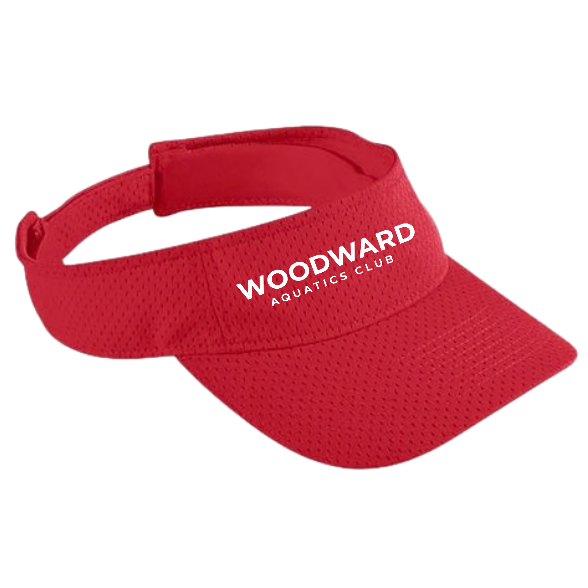 Athletic Mesh Visor (Embroidered) - Woodward Aquatics Club