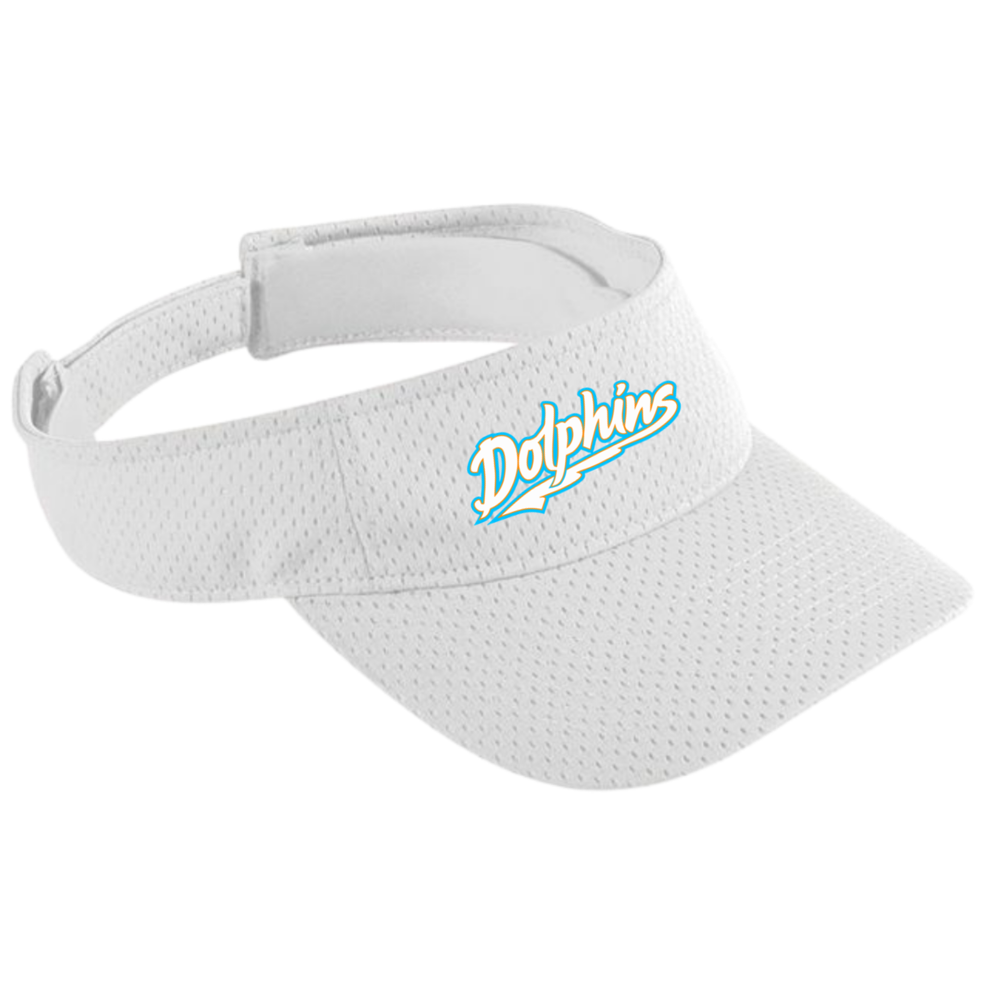 Athletic Mesh Visor (Embroidered) - Dalton Dolphins