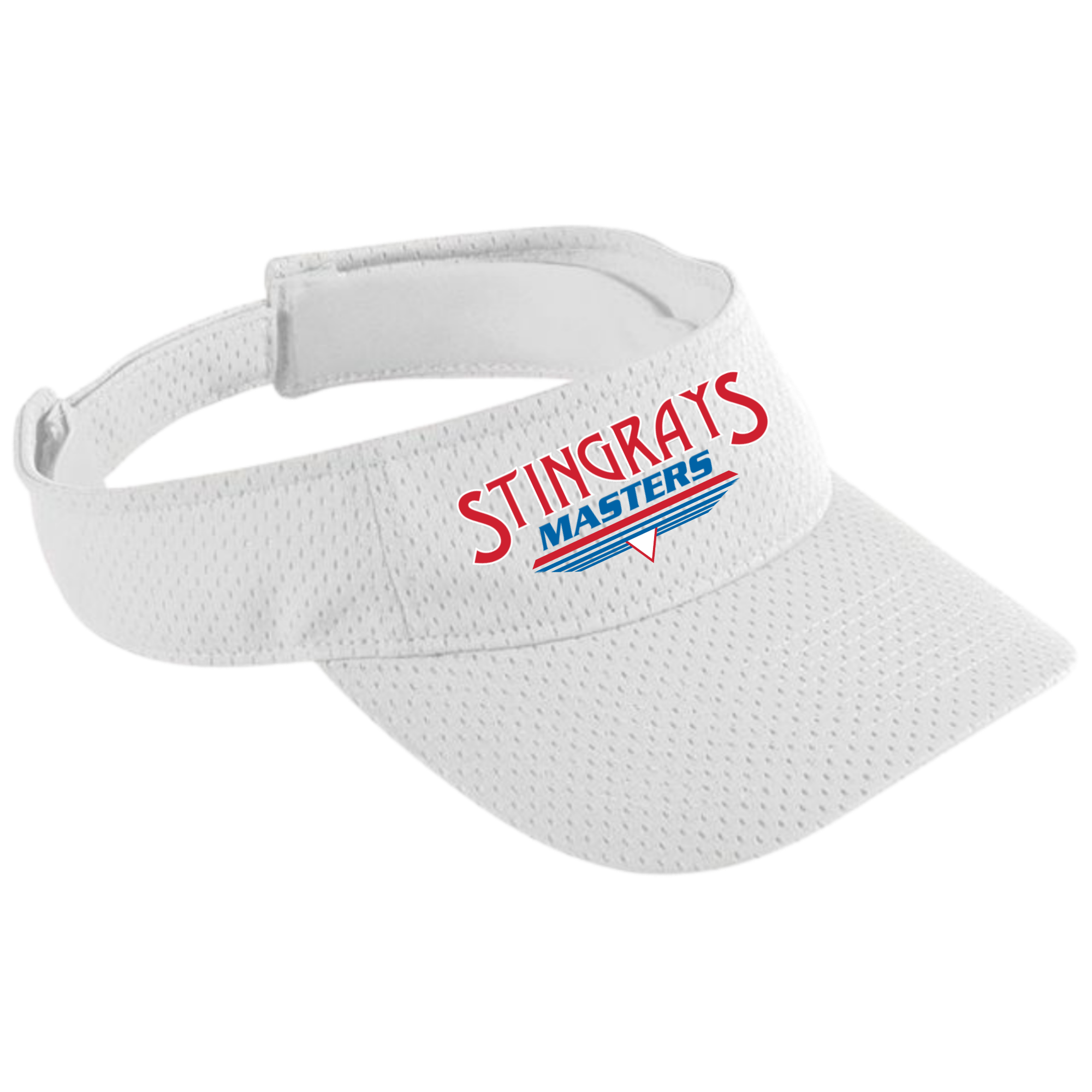Athletic Mesh Visor (Embroidered) - Stingrays Swimming (Masters Team)