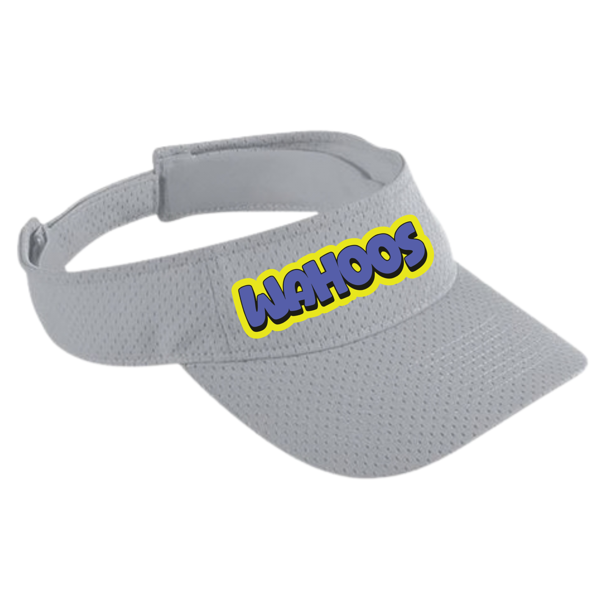 Athletic Mesh Visor (Embroidered) - Wahoos Summer Team
