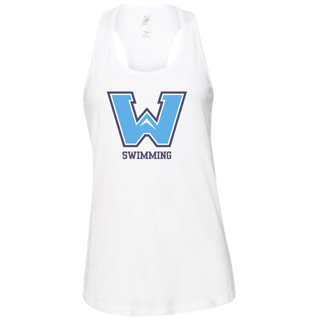 Ladies Racerback Flowy Tank (Customoized) - Watauga High School