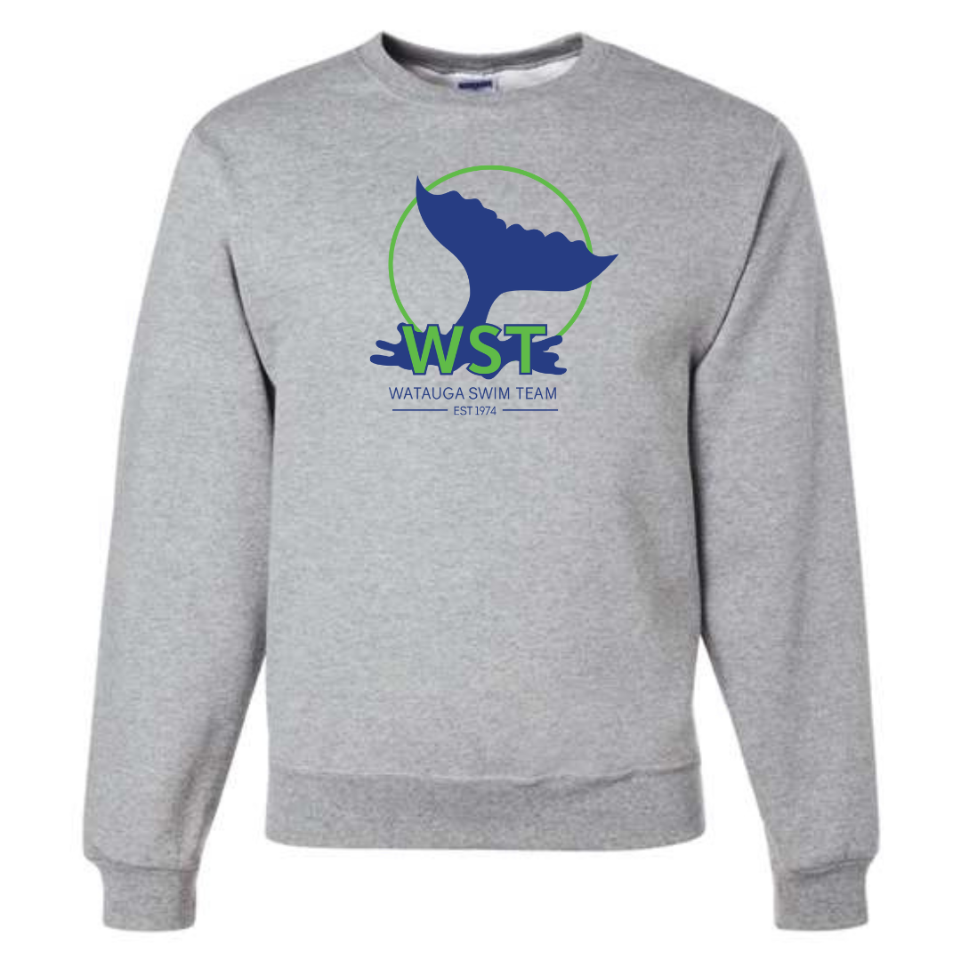 Fleece Crew Neck Sweatshirt (Customized) Logo 2 - Watauga