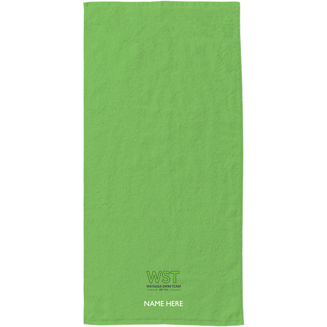 34" x 70" Velour Towel (Customized) - Watauga