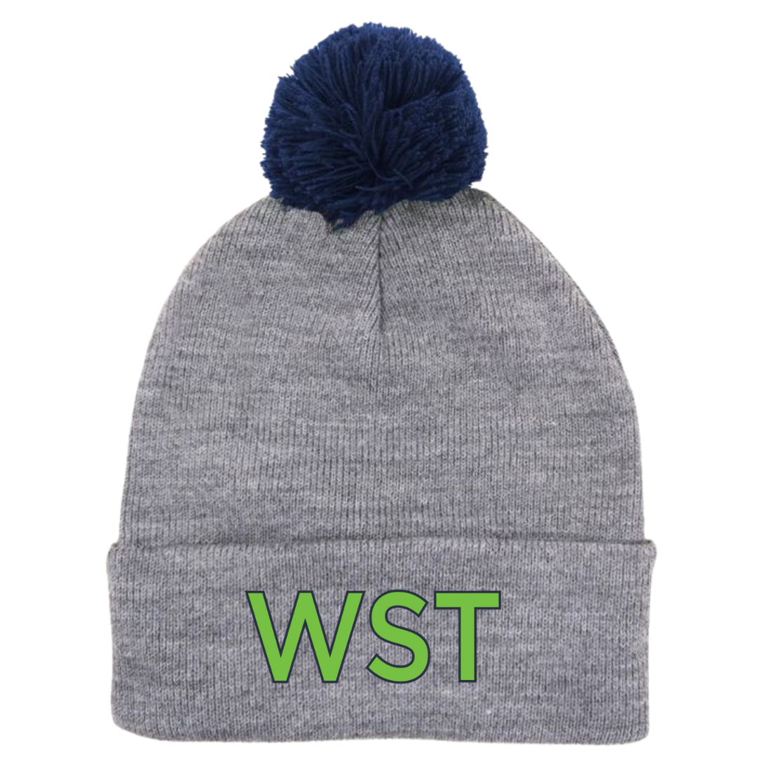 Puff Ball Beanie (Customized) - Watauga
