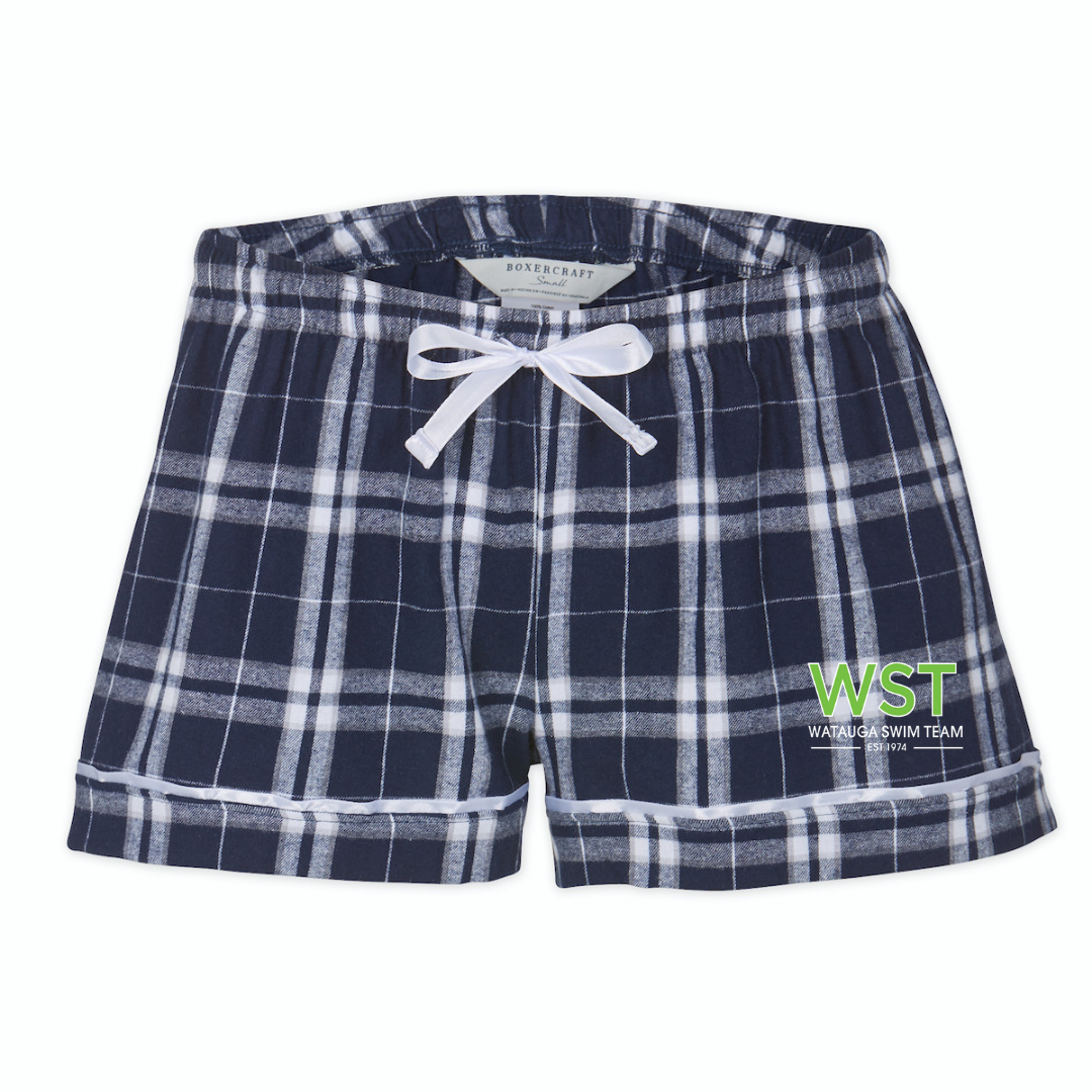 Boxercraft Women's Flannel Short (Customized) - Watauga