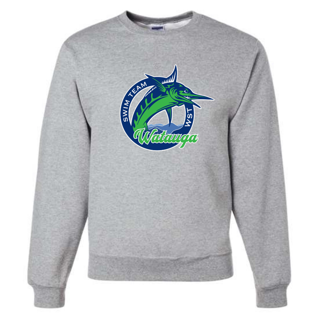 Fleece Crew Neck Sweatshirt (Customized) Logo 2 - Watauga