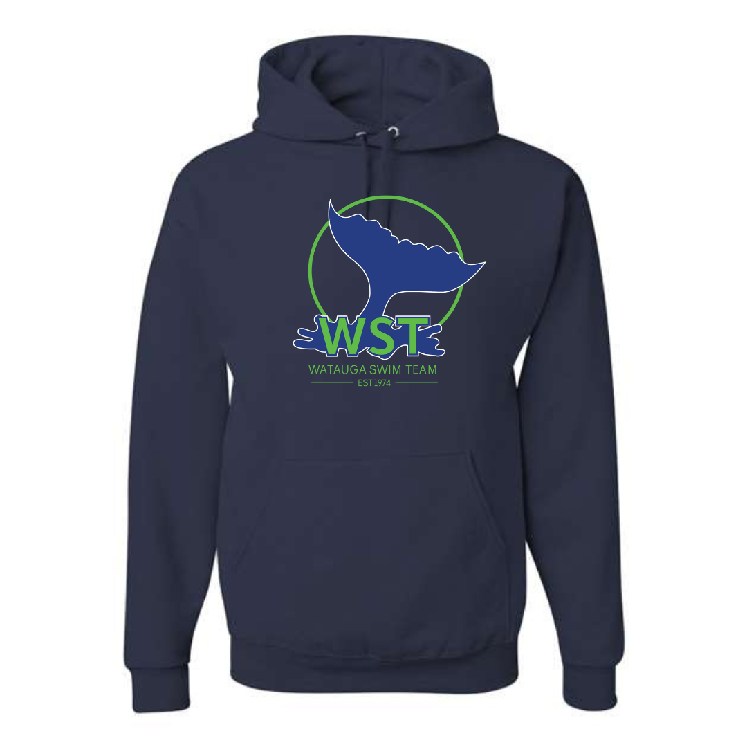 Medium Weight Unisex Hooded Sweatshirt (Customized) Logo 2 - Watauga