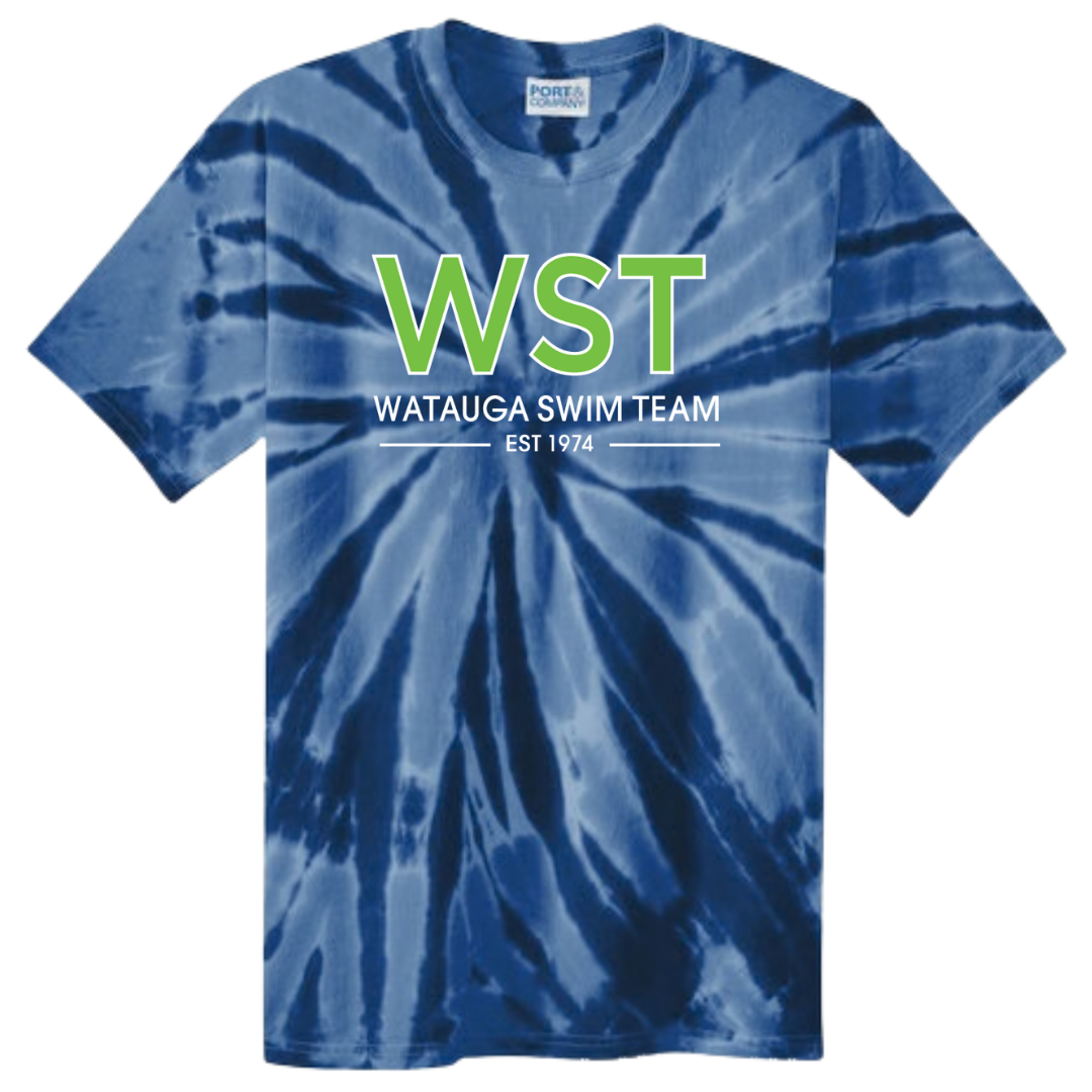 Tie Dye Short Sleeve T-Shirt (Customized) - Watauga