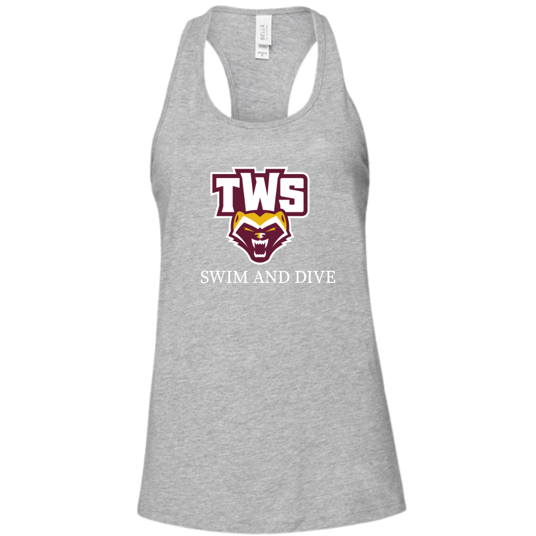 Ladies Racerback Flowy Tank (Customoized) - Walker School