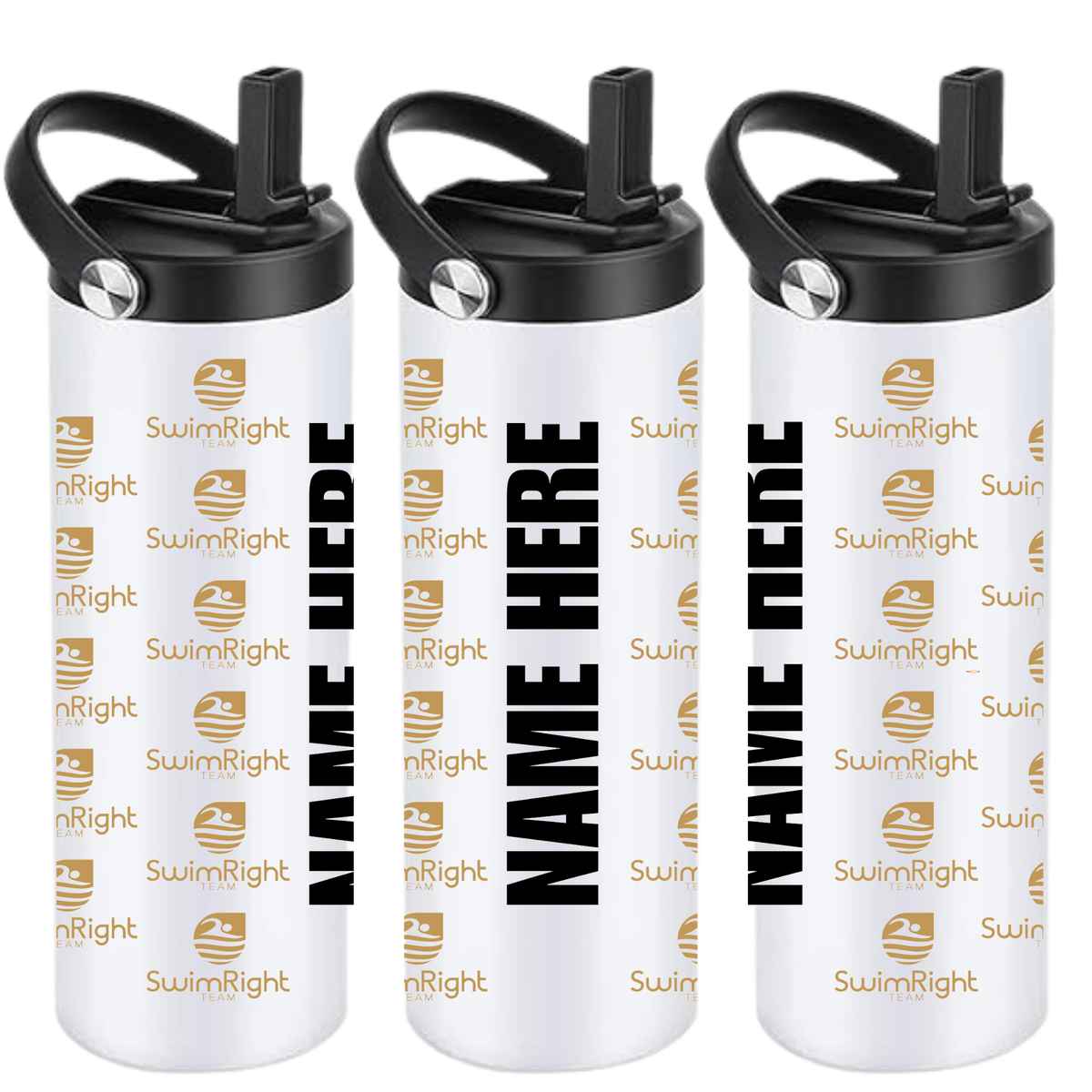 Personalized Insulated Sports Bottle 20oz (Customized) - SwimRight Team