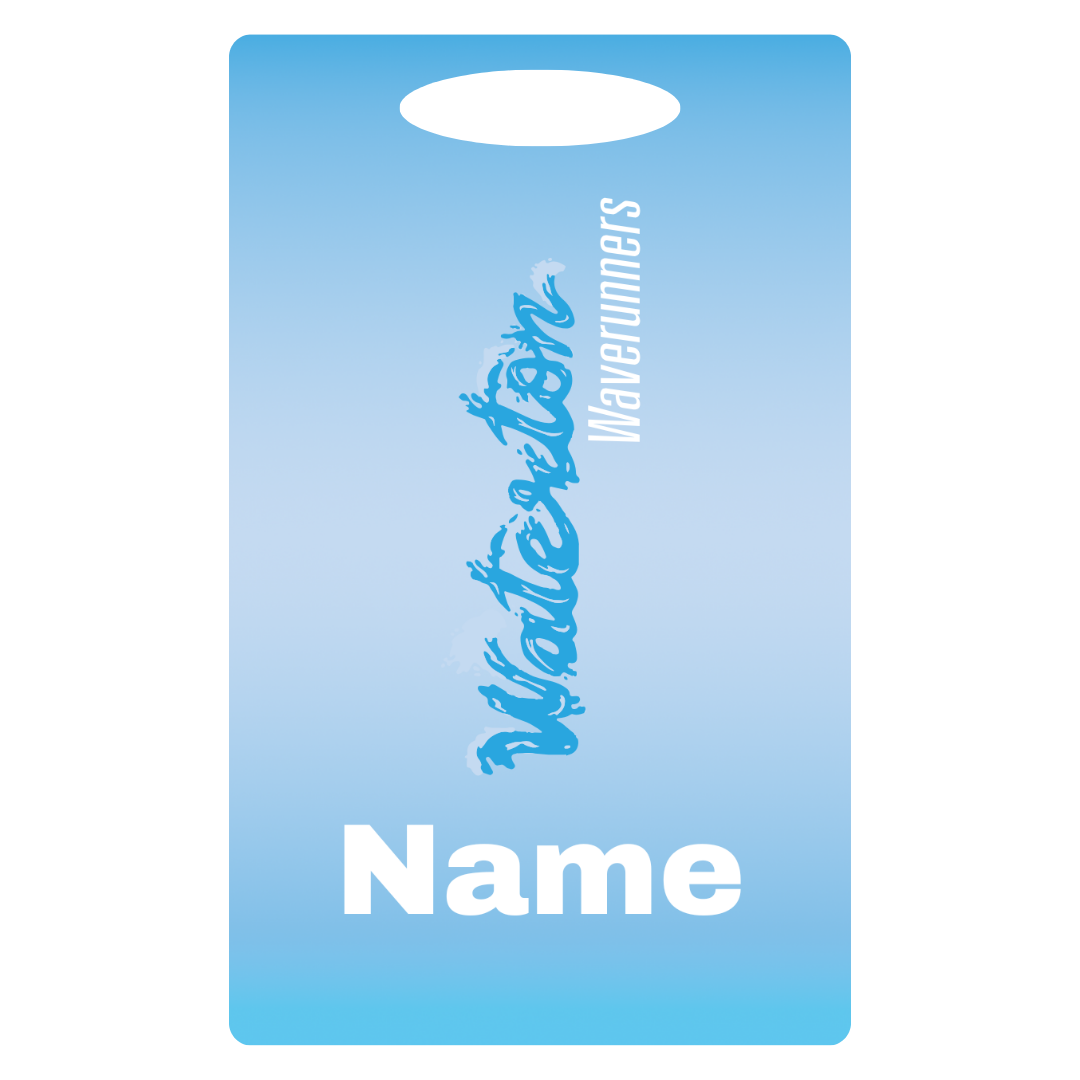 Aluminum Bag Tag (Customized) - Waterton