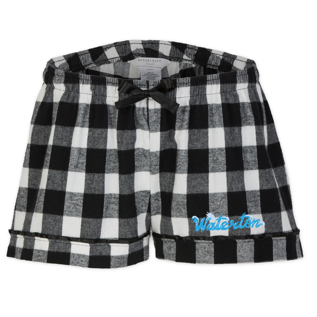 Boxercraft Women's Flannel Short (Customized) - Waterton