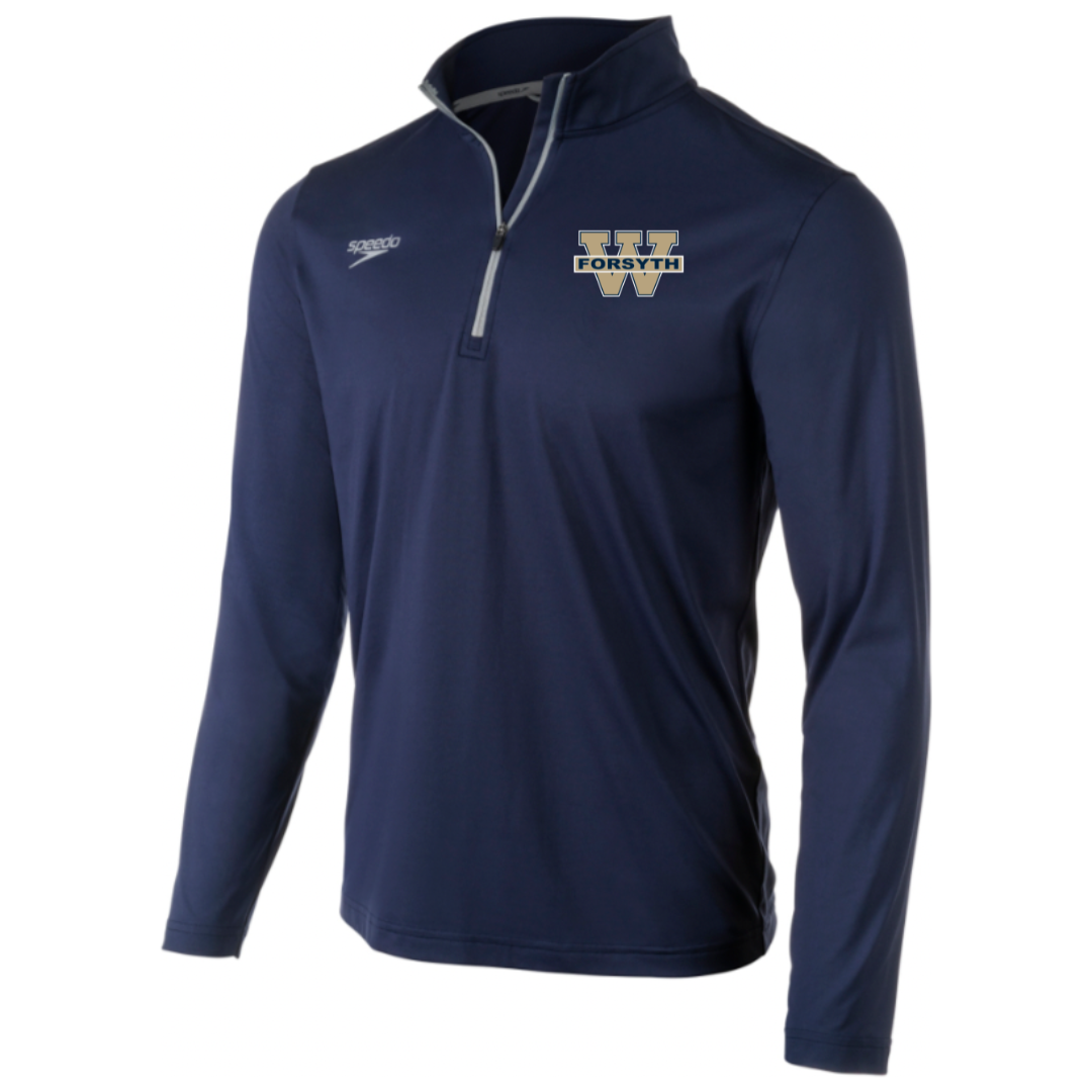 Speedo Jersey 1/4 Zip Long Sleeve T-Shirt (Customized) - West Forsyth (GA)