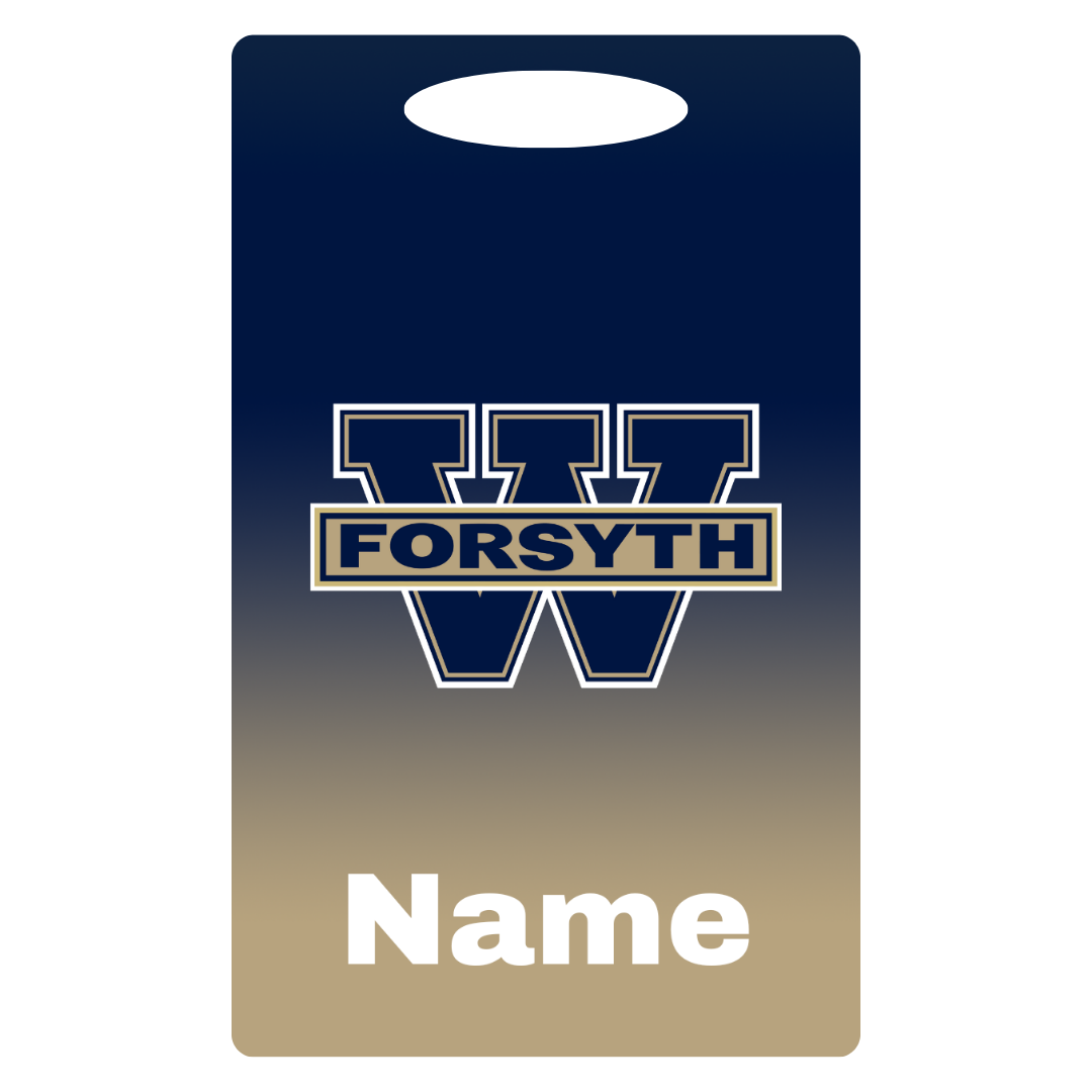 Aluminum Bag Tag (Customized) - West Forsyth (GA)