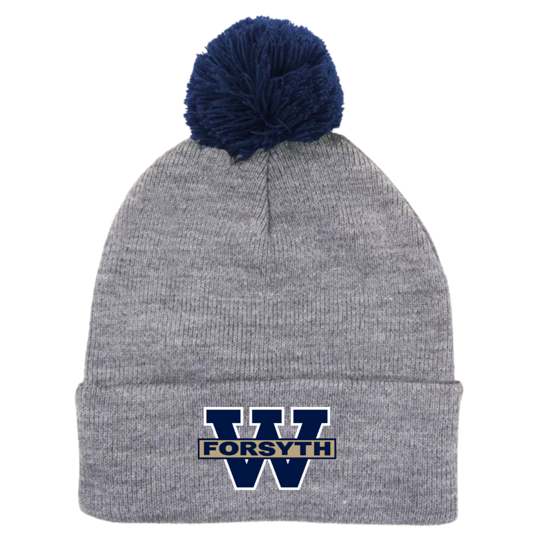 Puff Ball Beanie (Customized) - West Forsyth (GA)