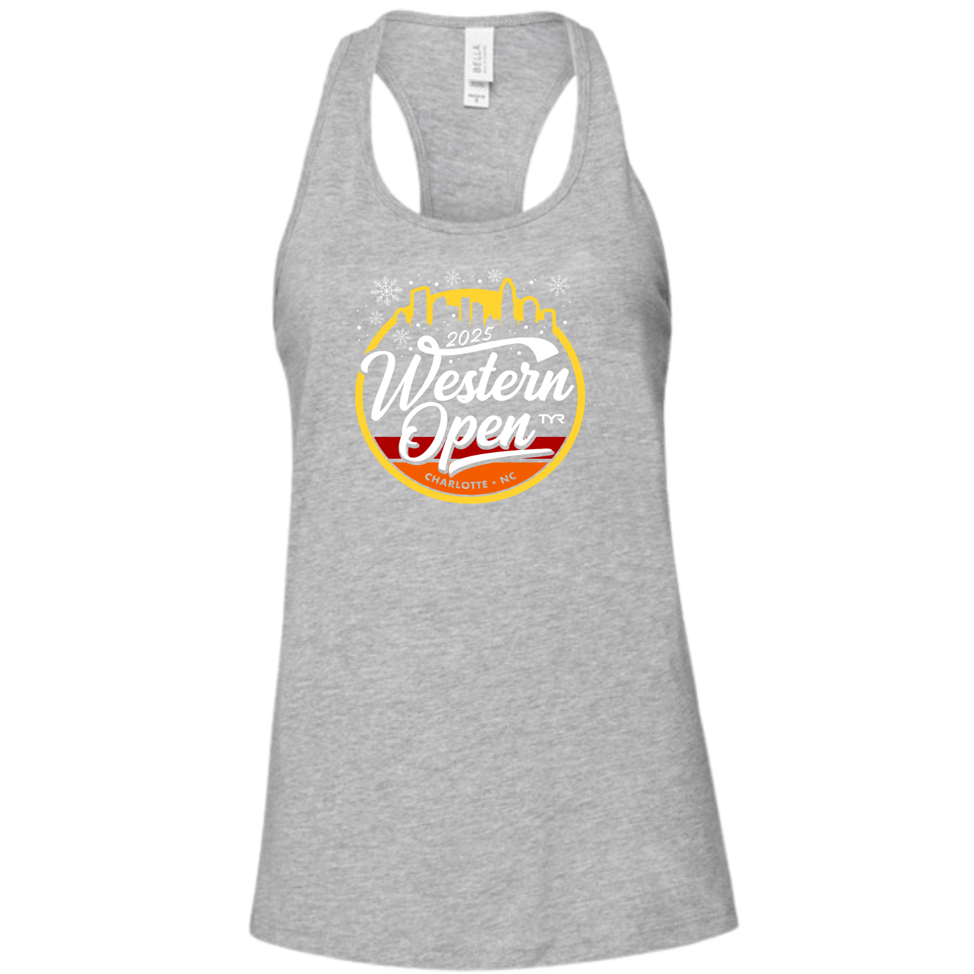Ladies' Racerback Flowy Tank (Customized) - Western Open 2025