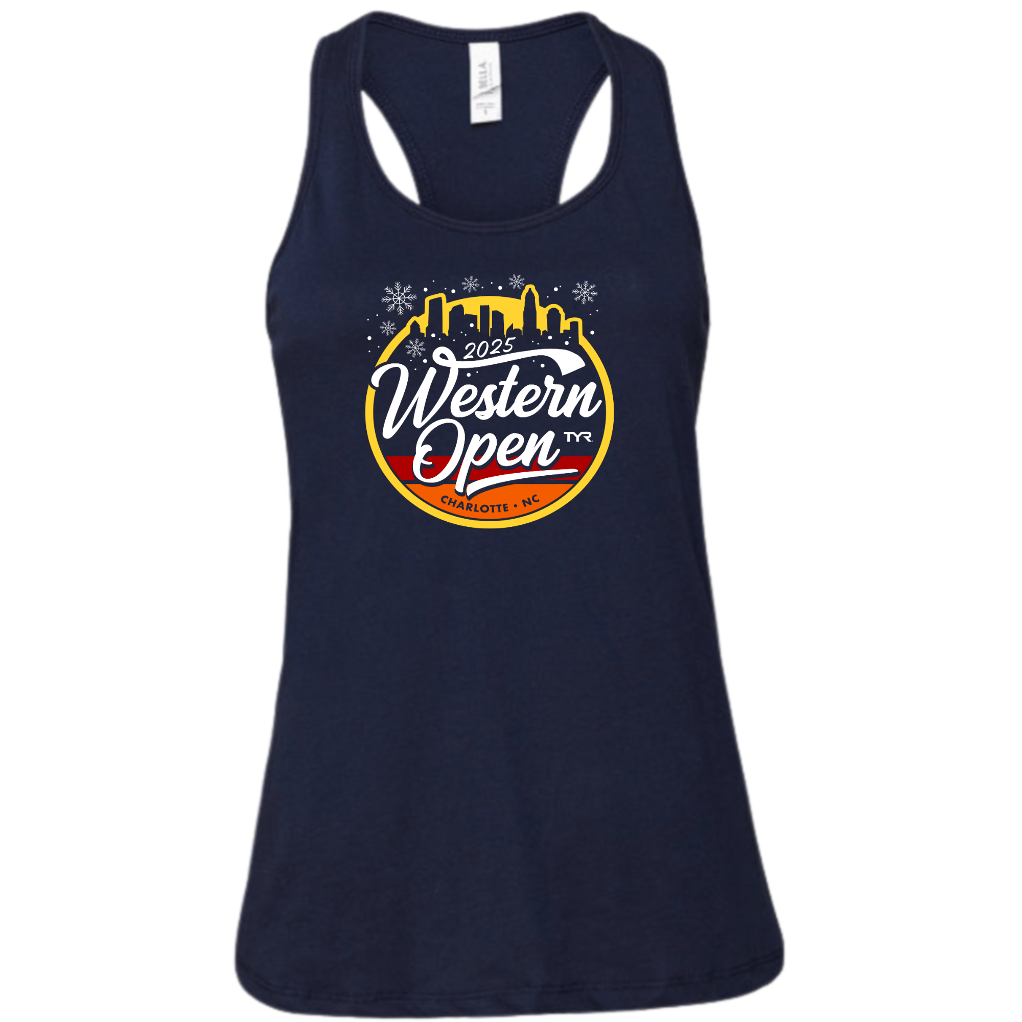 Ladies' Racerback Flowy Tank (Customized) - Western Open 2025