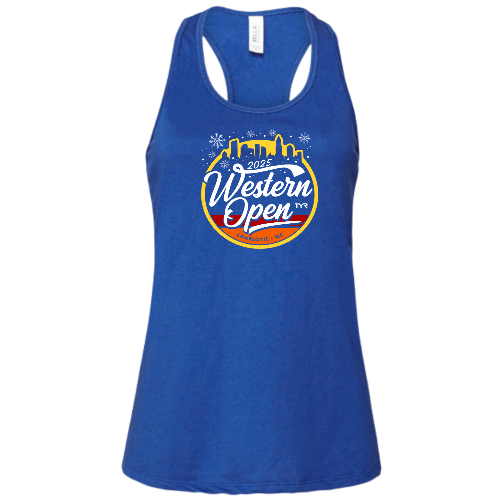 Ladies' Racerback Flowy Tank (Customized) - Western Open 2025