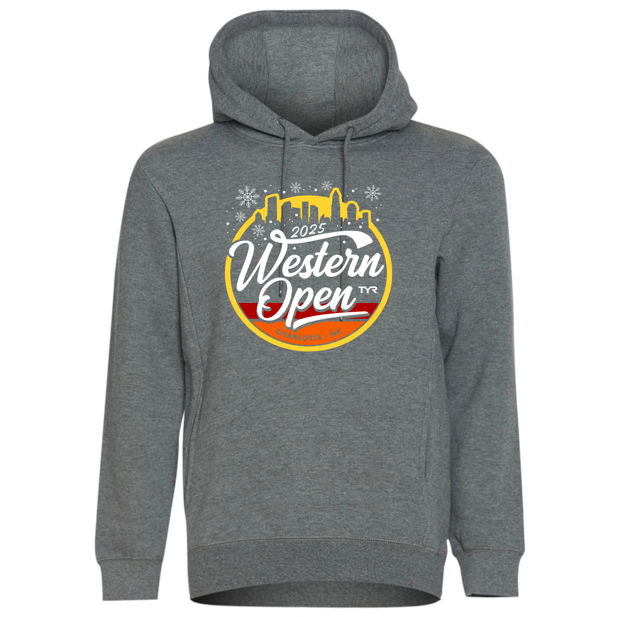 *Clearance* TYR 2 pocket Unisex CT/POL Hoodie (Customized) - Western Open 2025