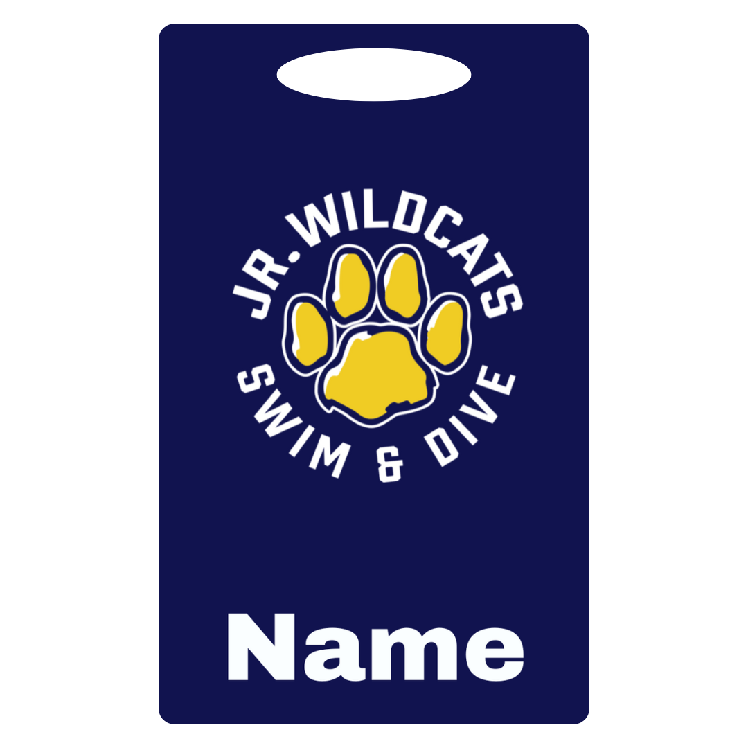 Aluminum Bag Tag (Customized) - Jr. Wildcats